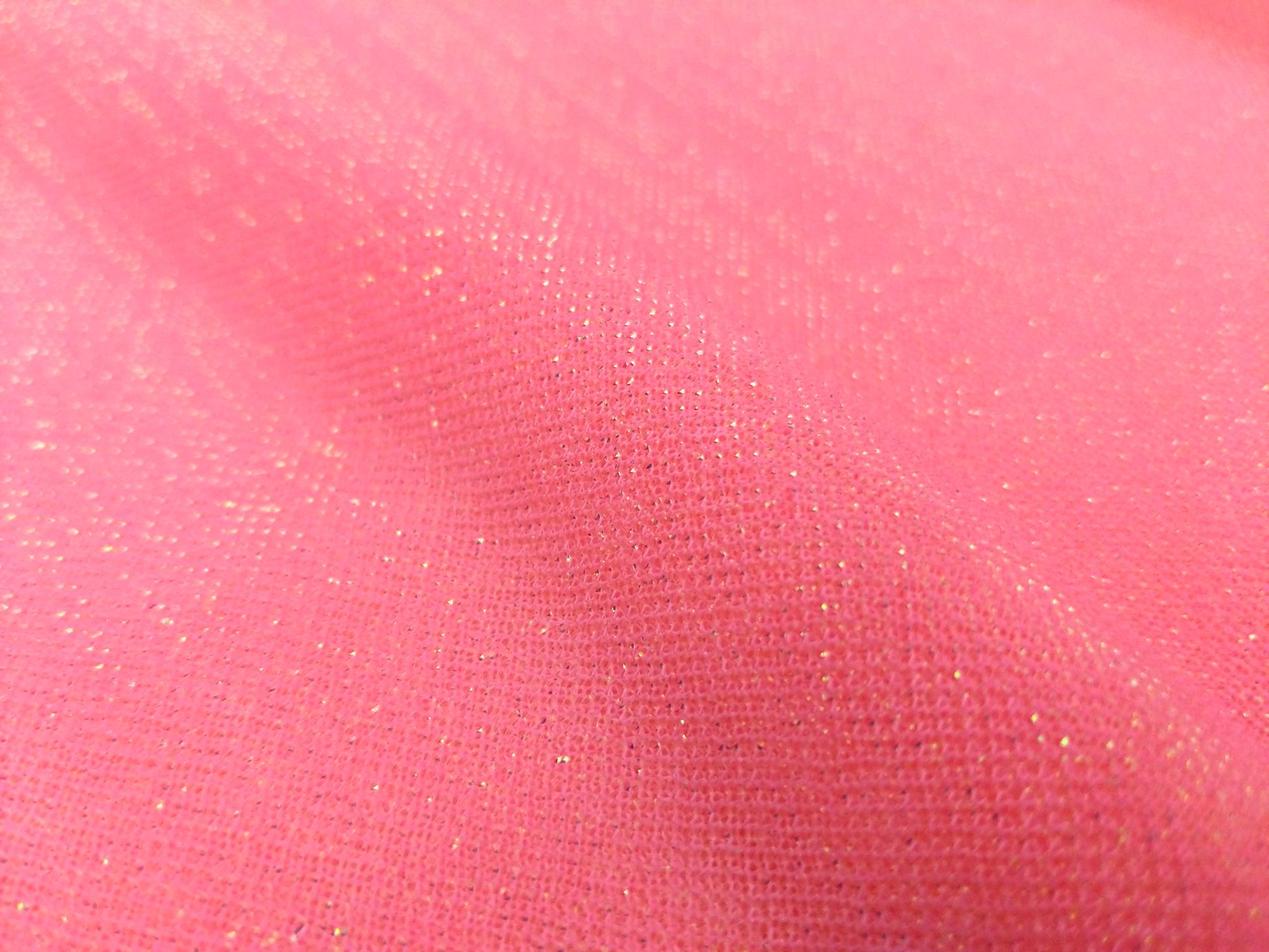 Opalescent Mesh In Neon Pink
