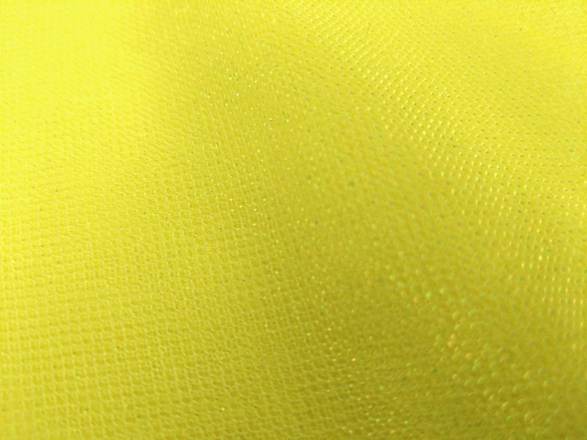 Opalescent Mesh In Neon Yellow