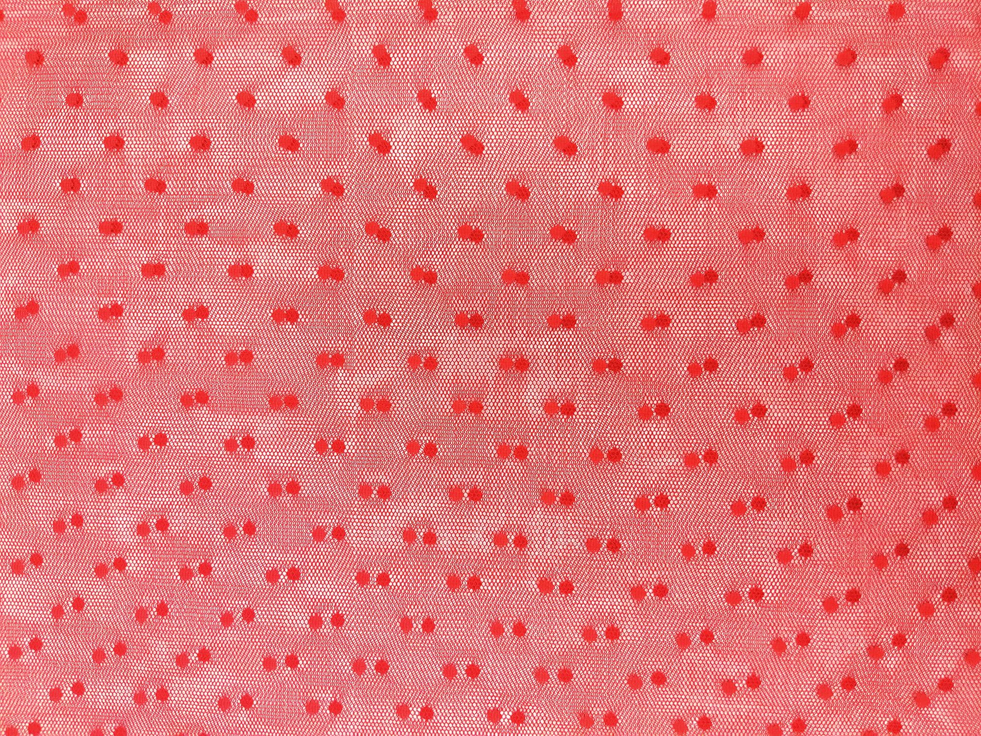 Point D'Sprit in Red