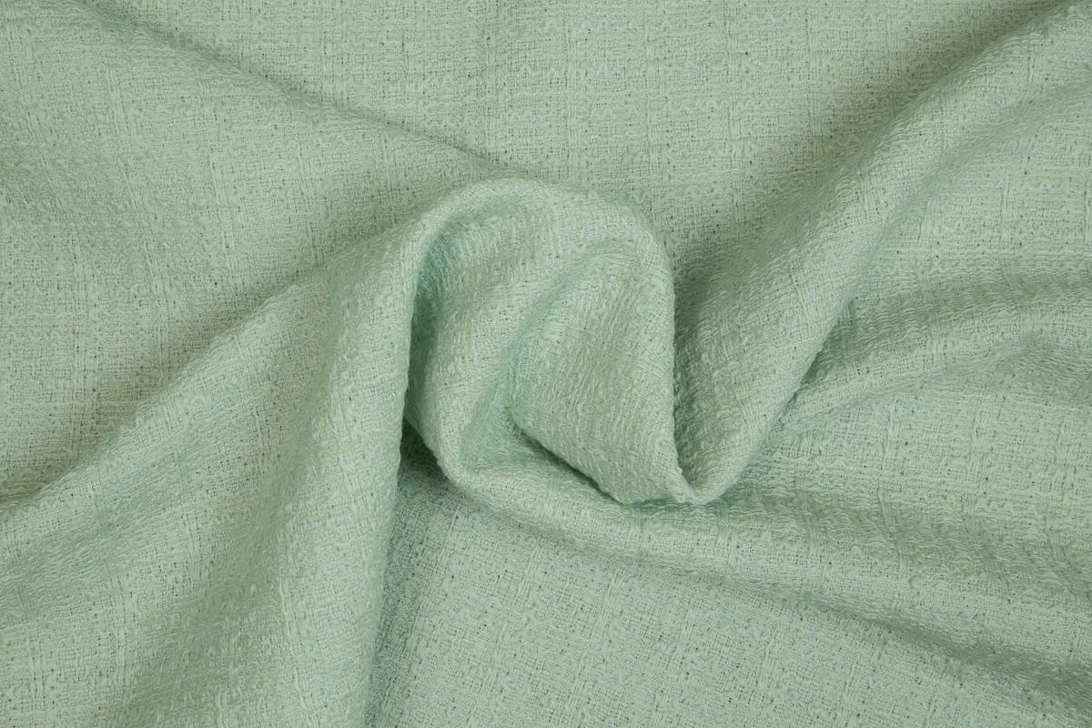 Couture Wool Tweed in Mint