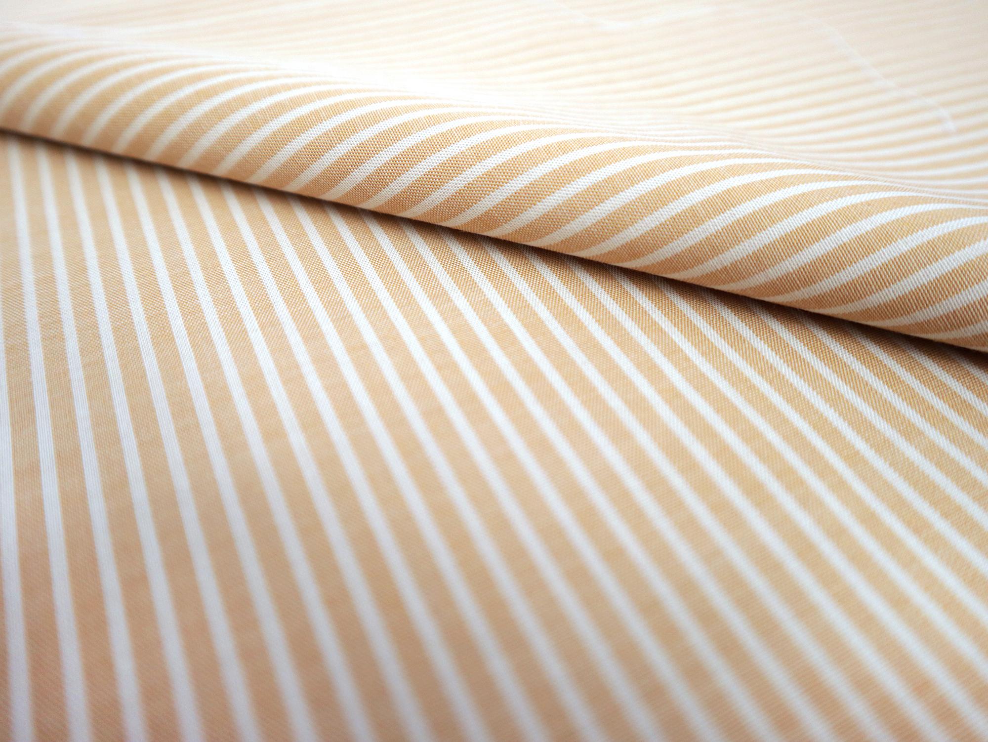 Japanese Cotton Broadcloth Stripe in Yellow