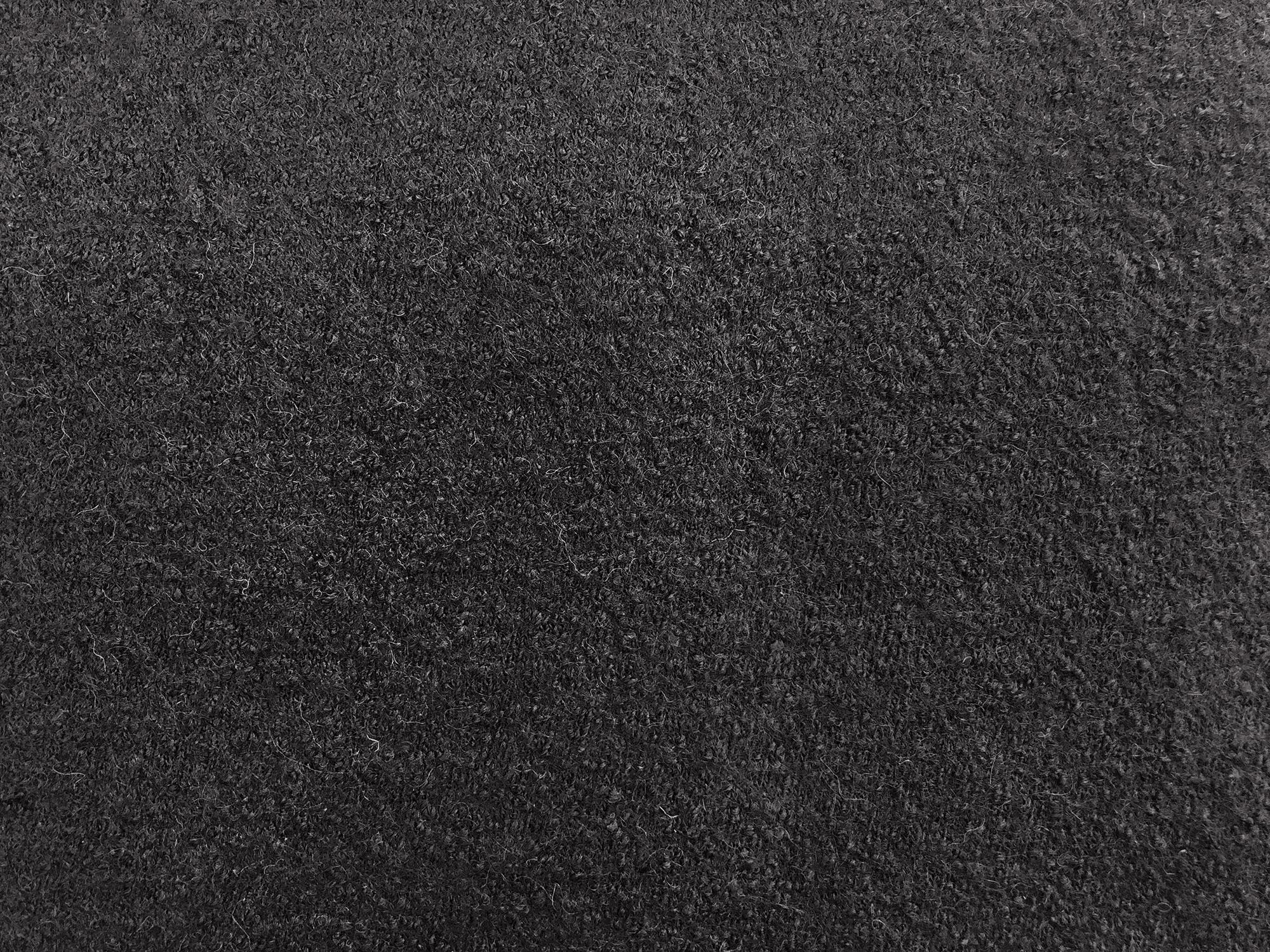 Boiled Wool Blend Knit in Dark Grey