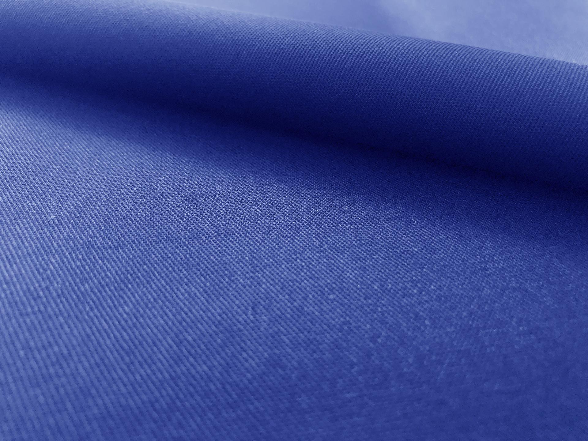 Polyester & Cotton Twill in Royal Blue