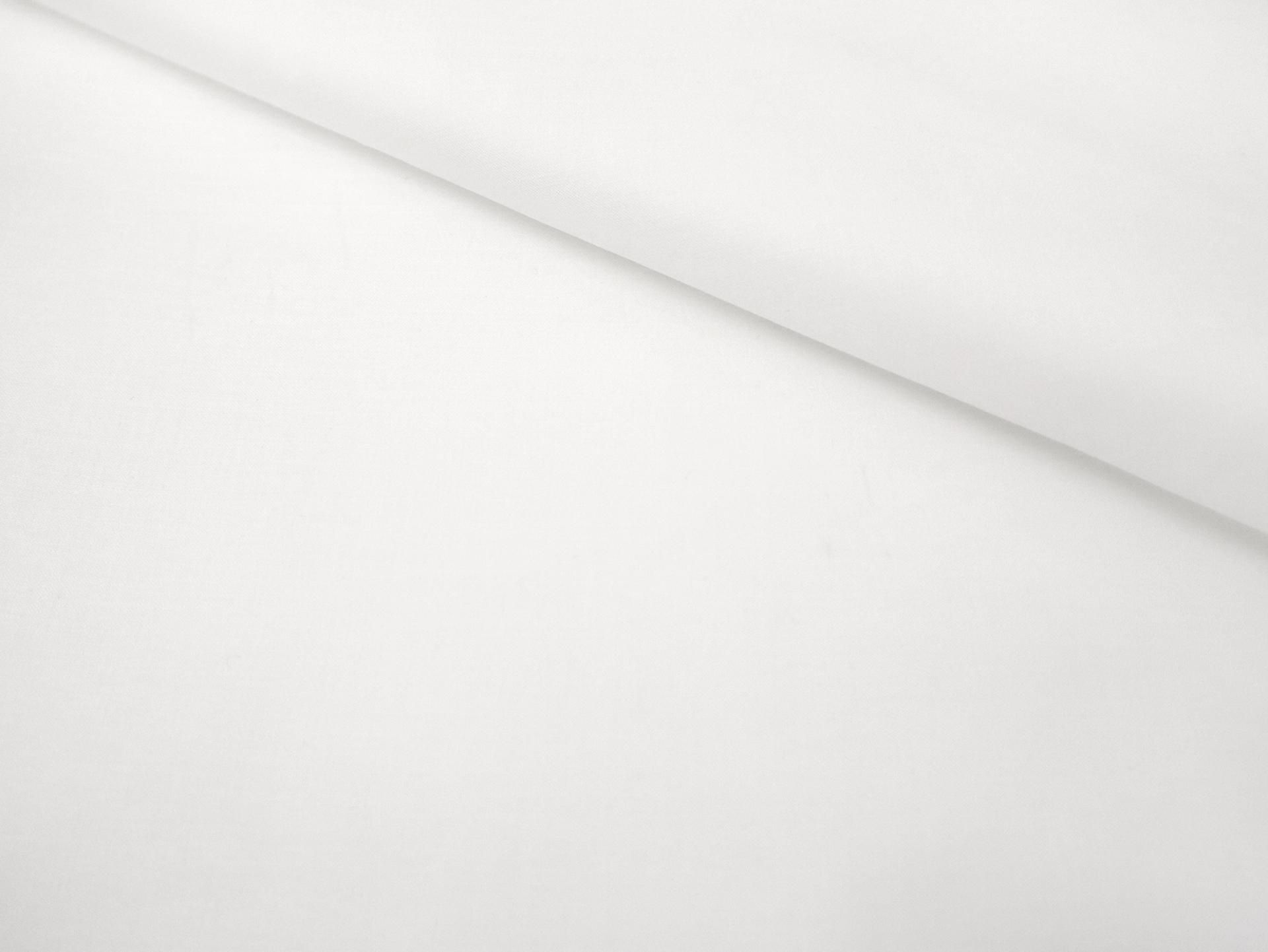 Swiss Pima Cotton Satin Batiste in White