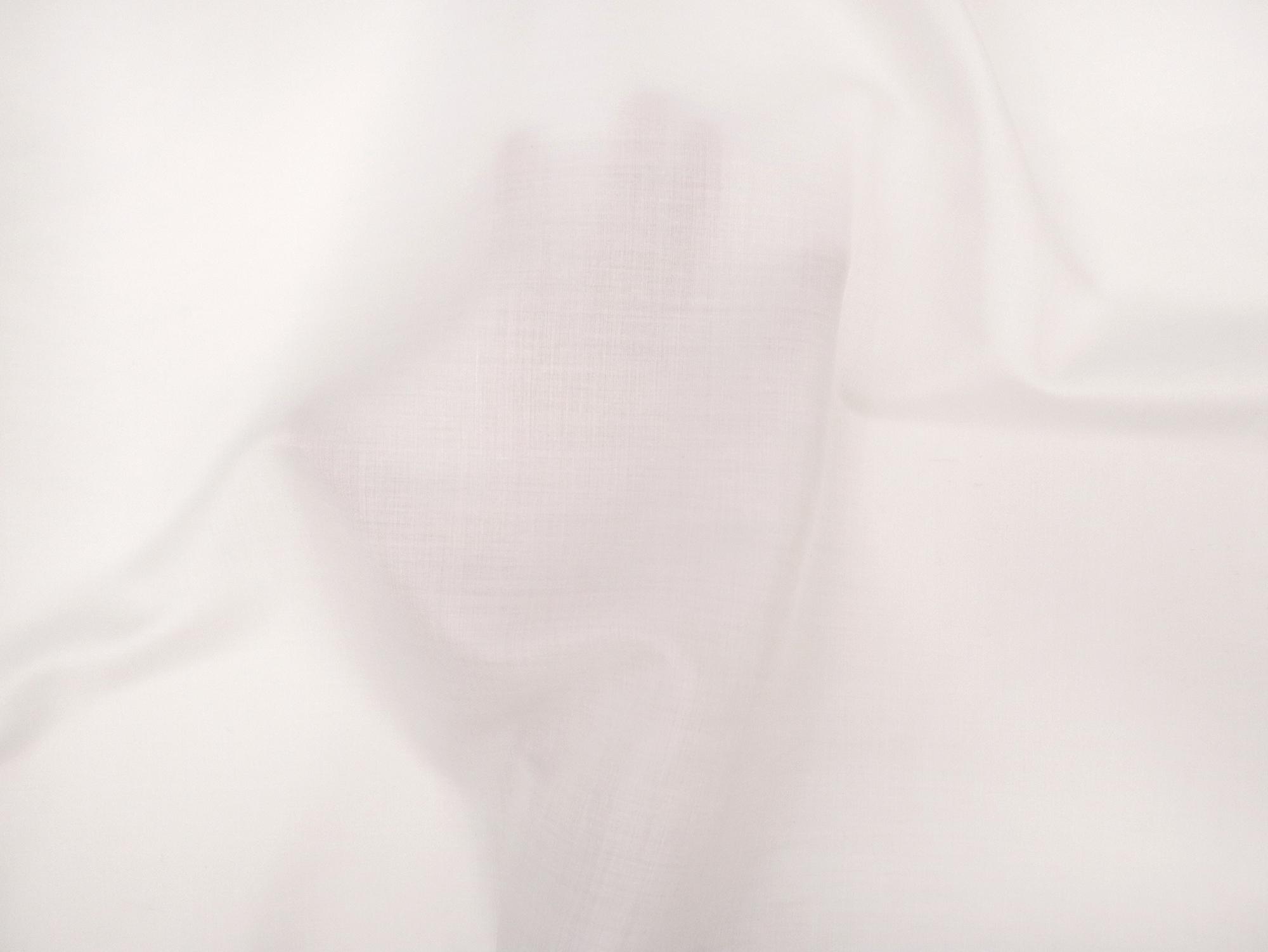 Swiss Pima Cotton Satin Batiste in White