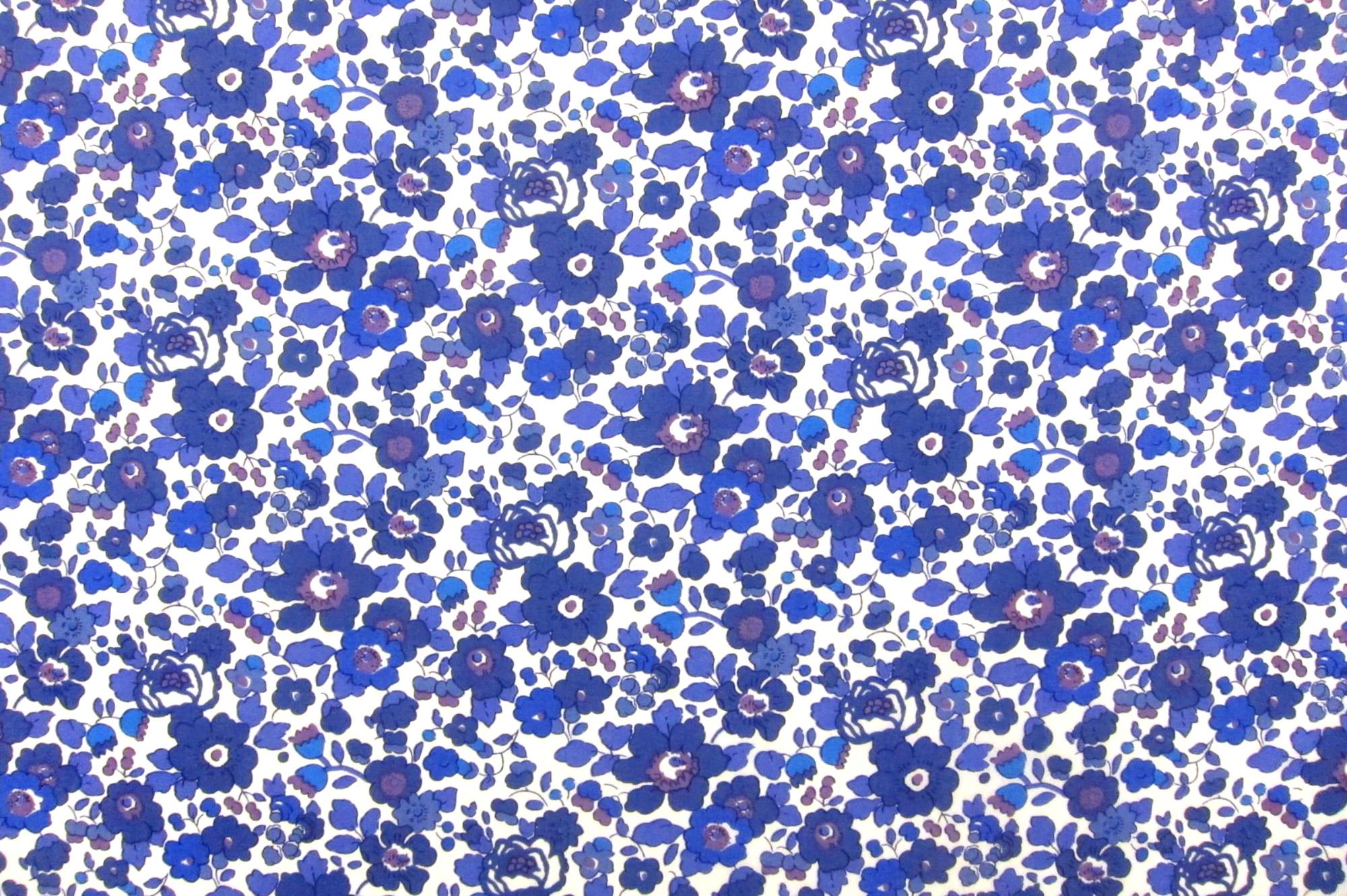 Liberty of London Cotton Lawn in Blue Floral