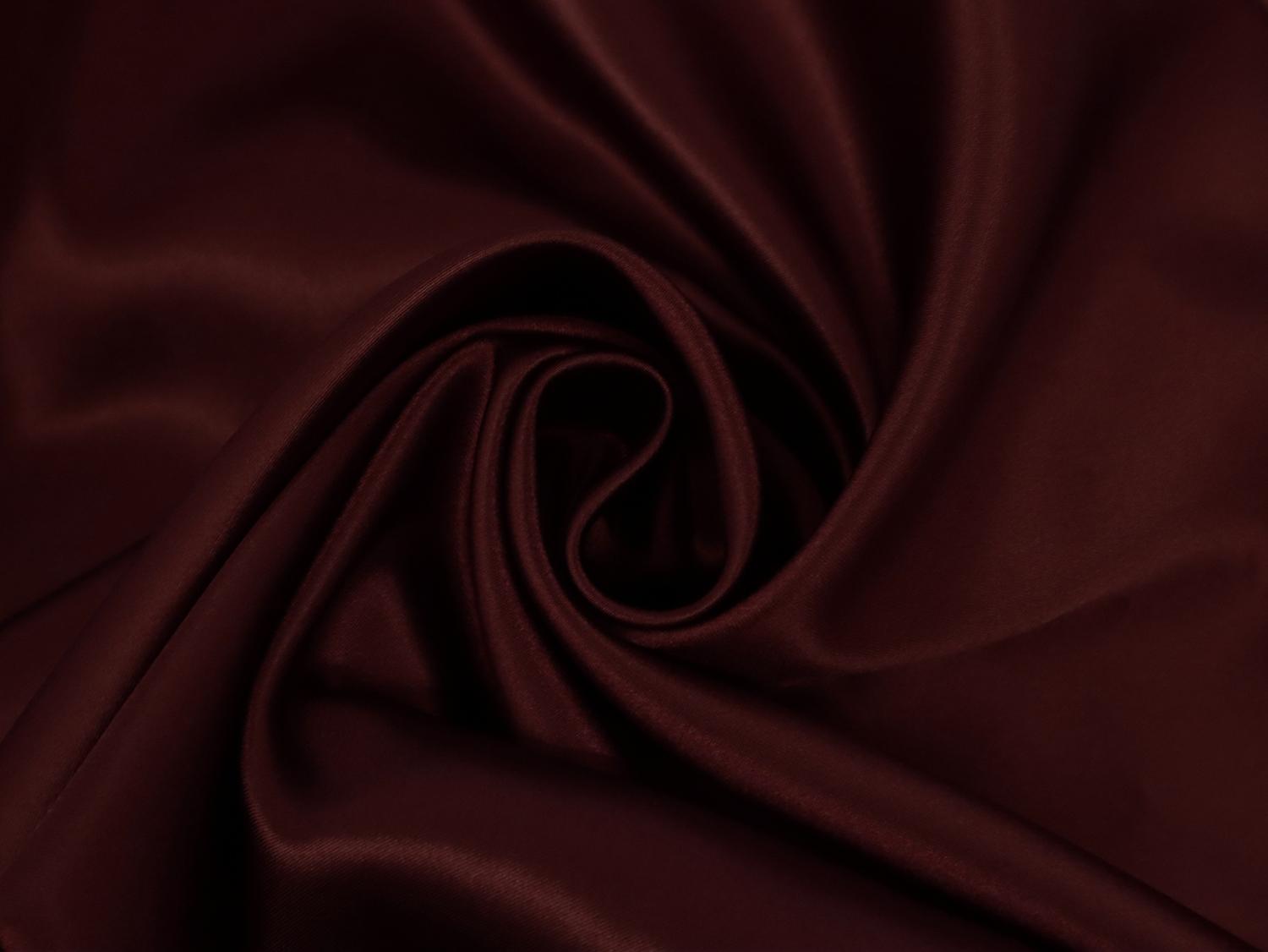 Satin Charmeuse in Burgundy