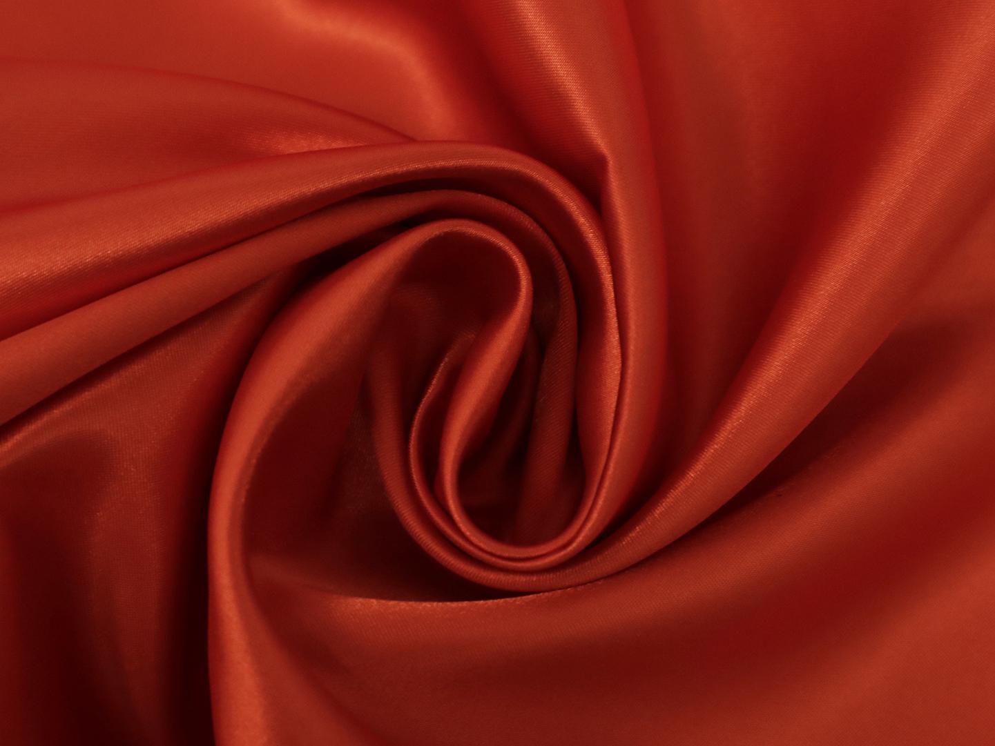 Satin Charmeuse in Orange