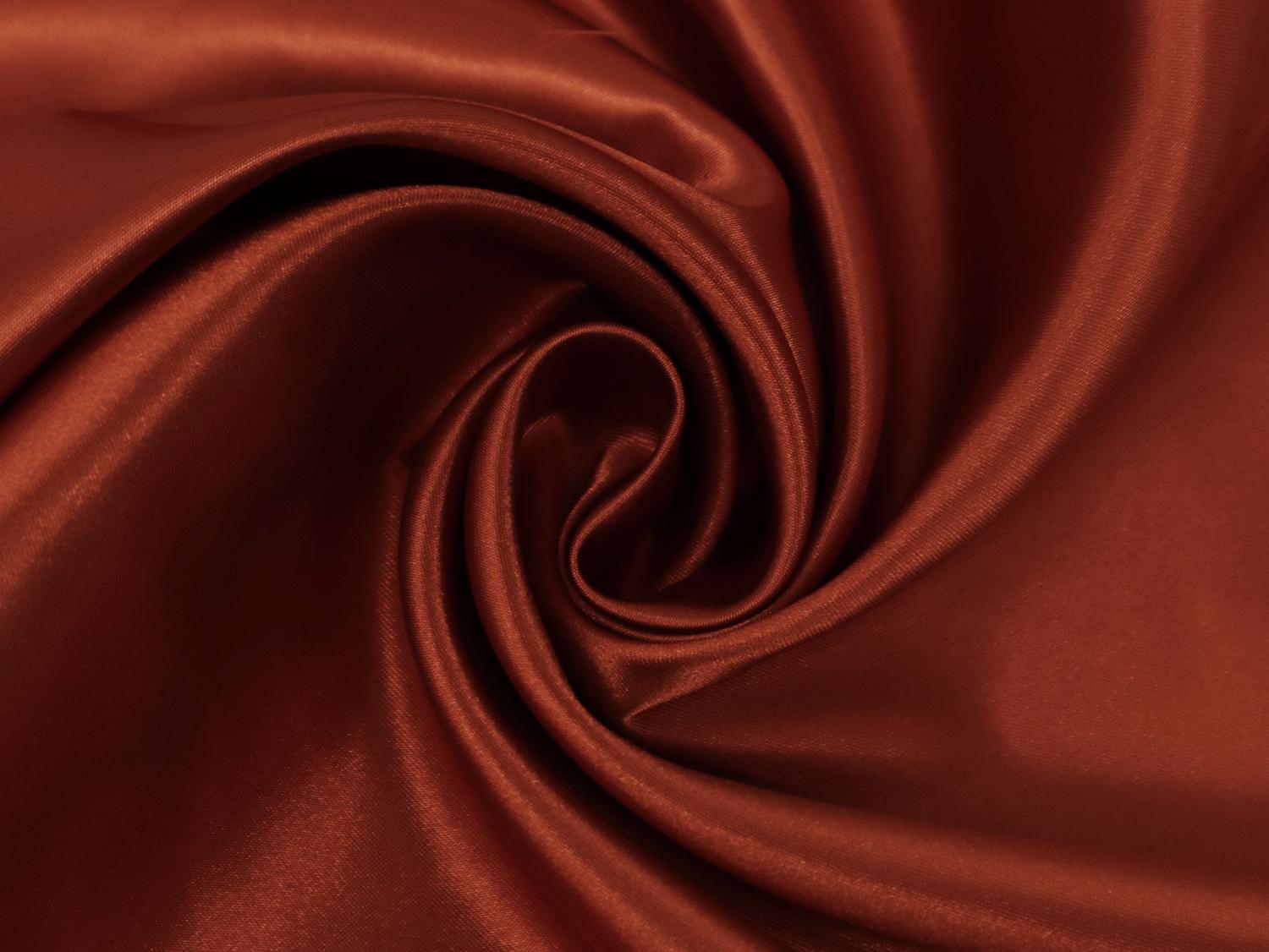 Satin Charmeuse in Paprika