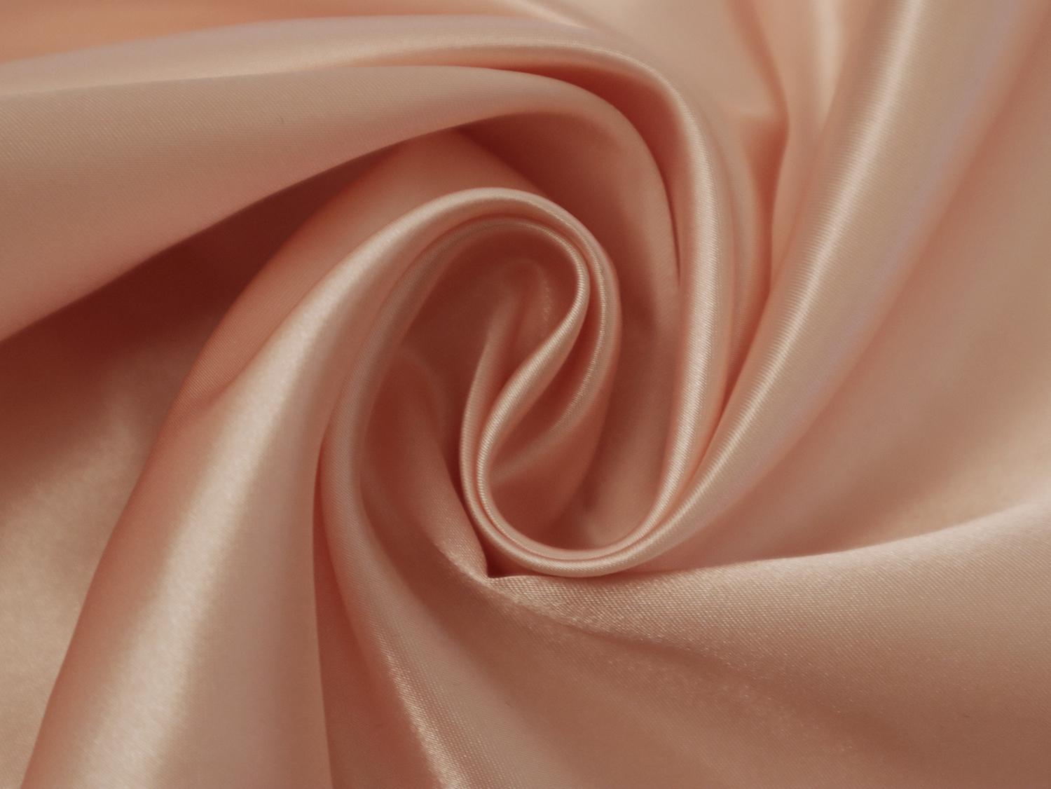 Satin Charmeuse in Peach