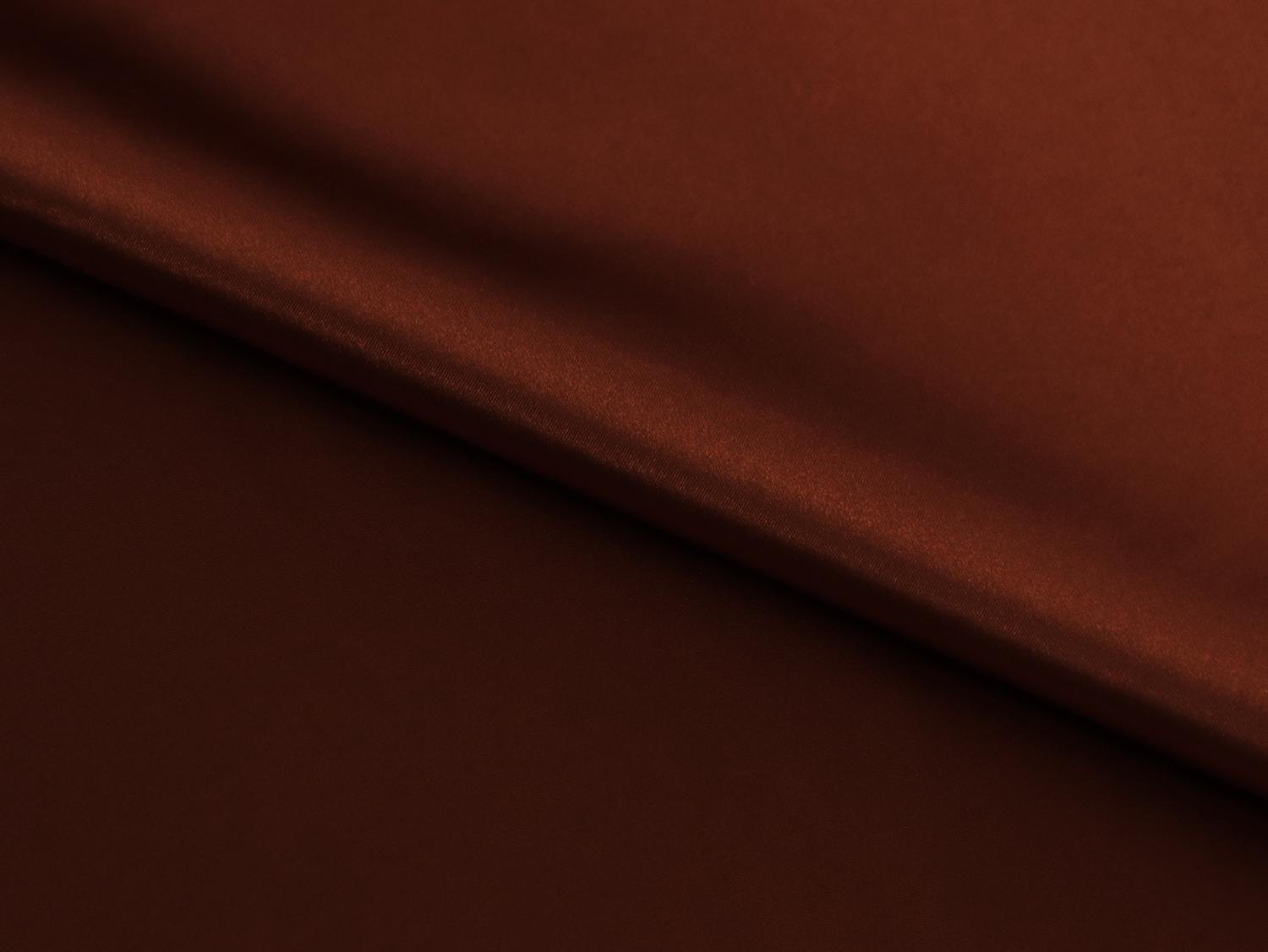 Satin Charmeuse in Rust
