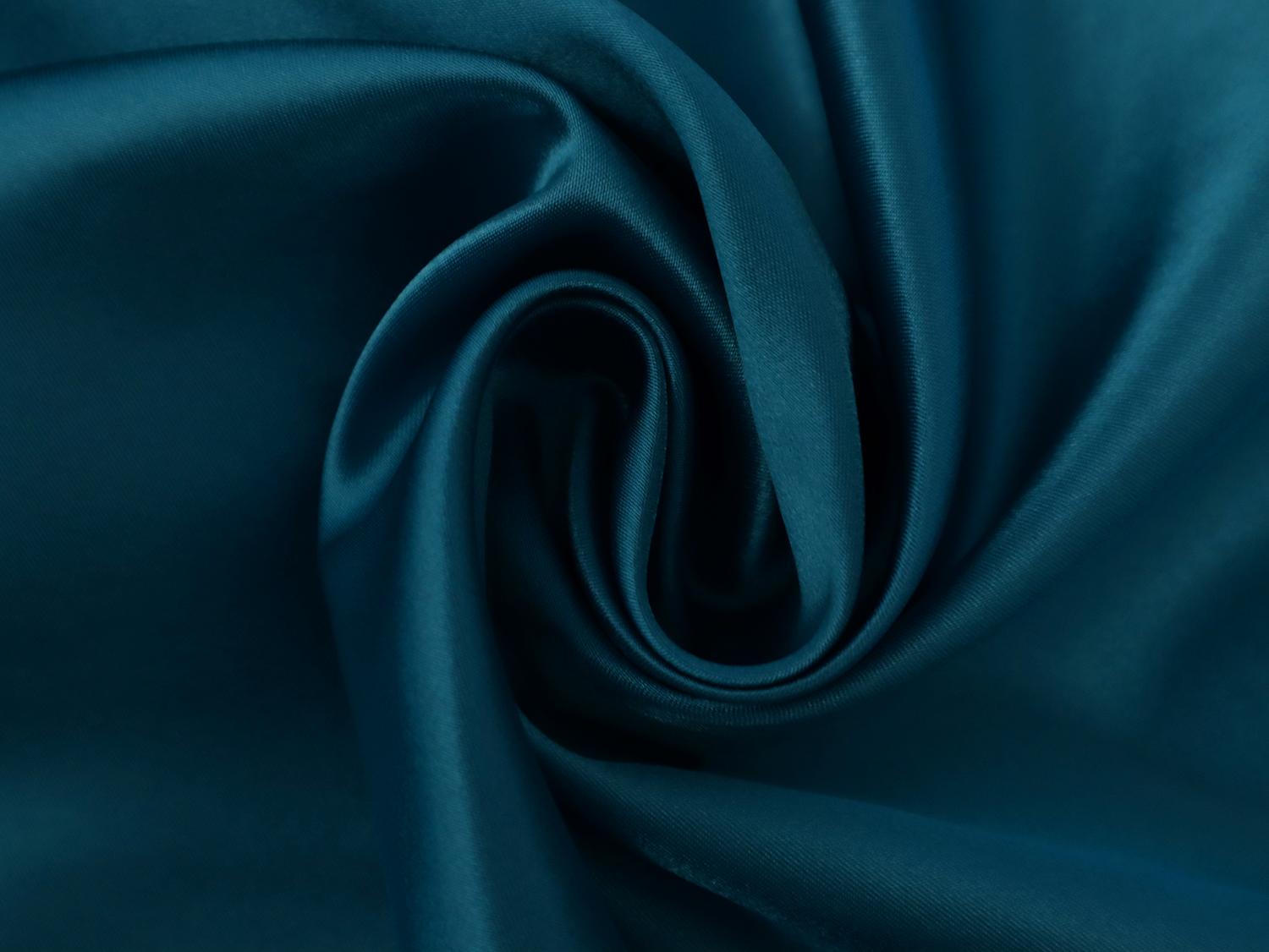 Satin Charmeuse in Turquoise