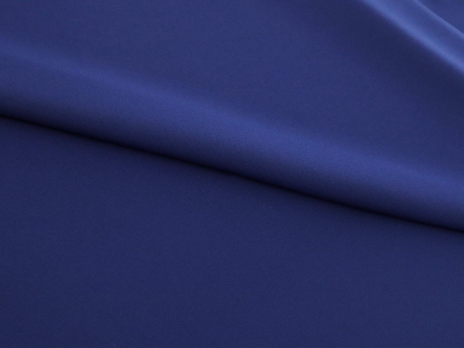 Polyester Double Georgette in Blueberry