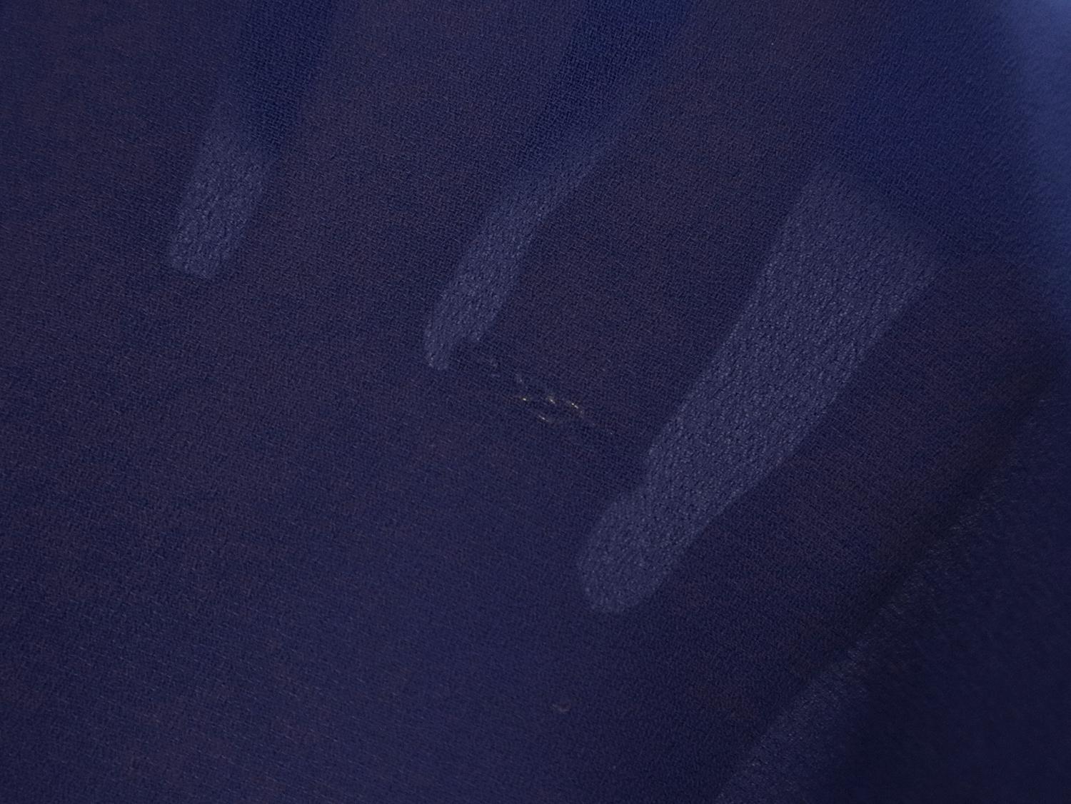 Polyester Double Georgette in Blueberry