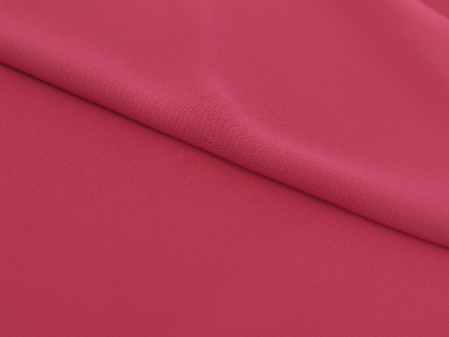 Polyester Double Georgette in Strawberry Frost
