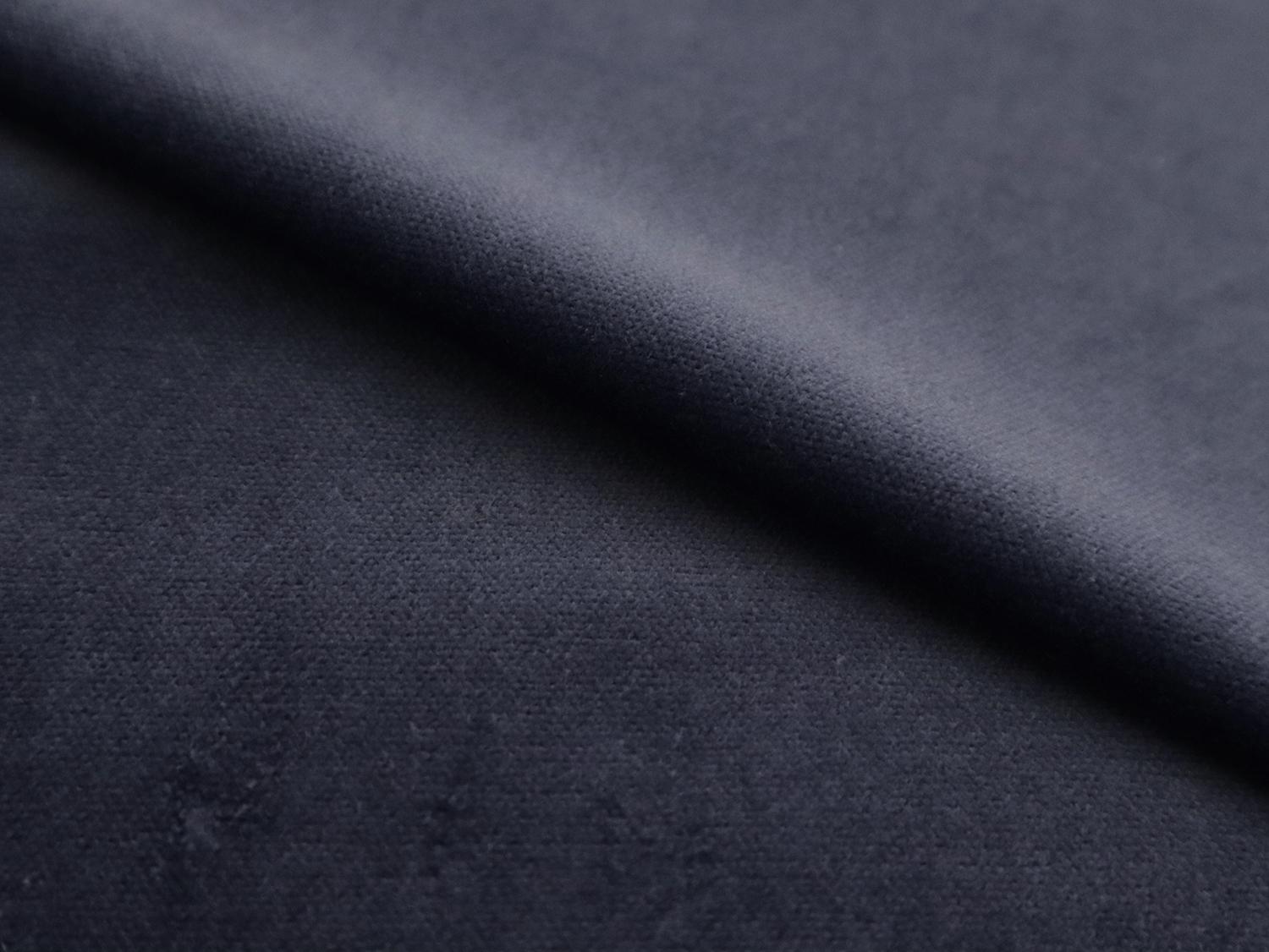 Pure Cotton Velvet in Ocean