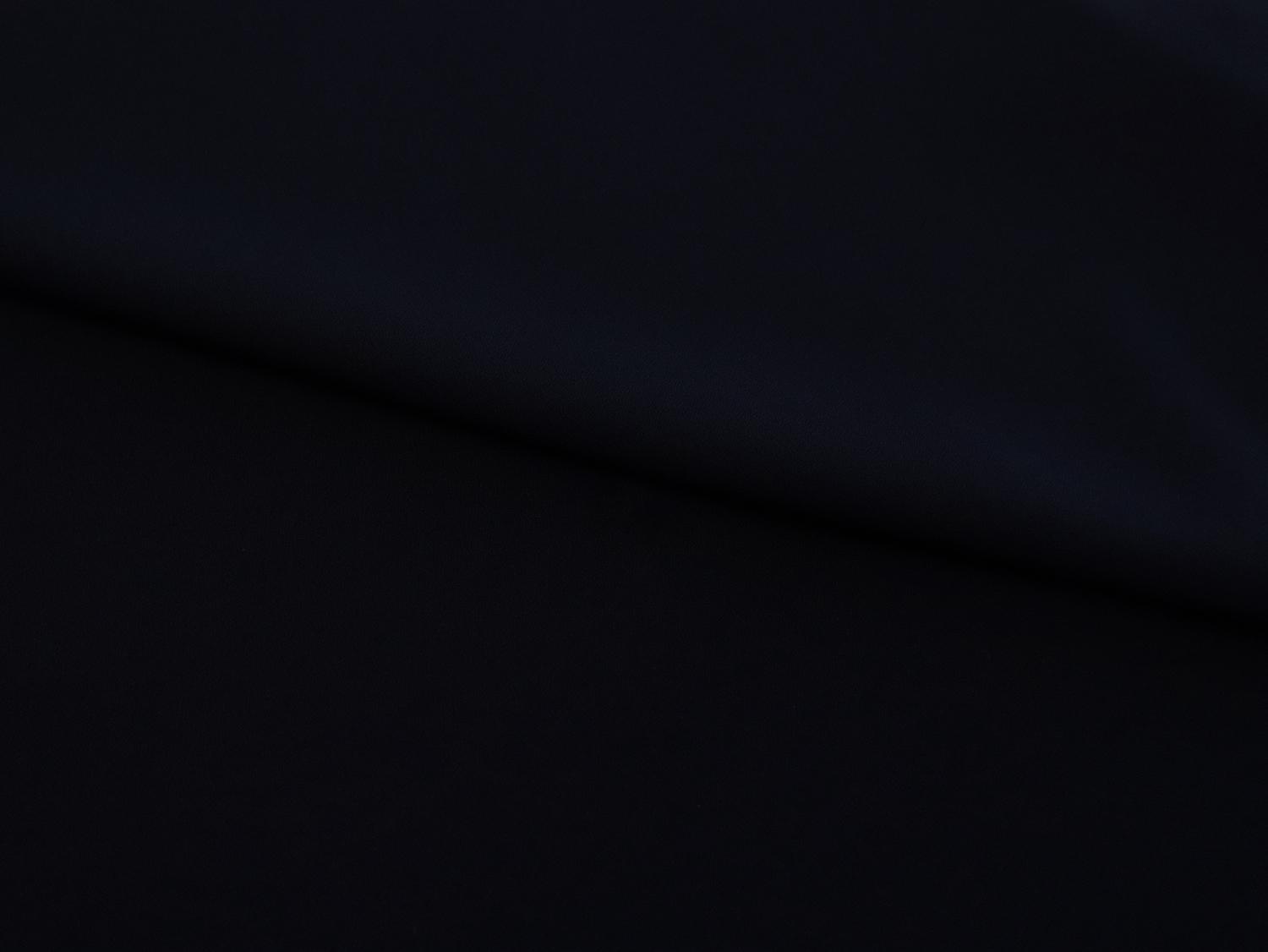 Polyester Double Georgette in Midnight Navy