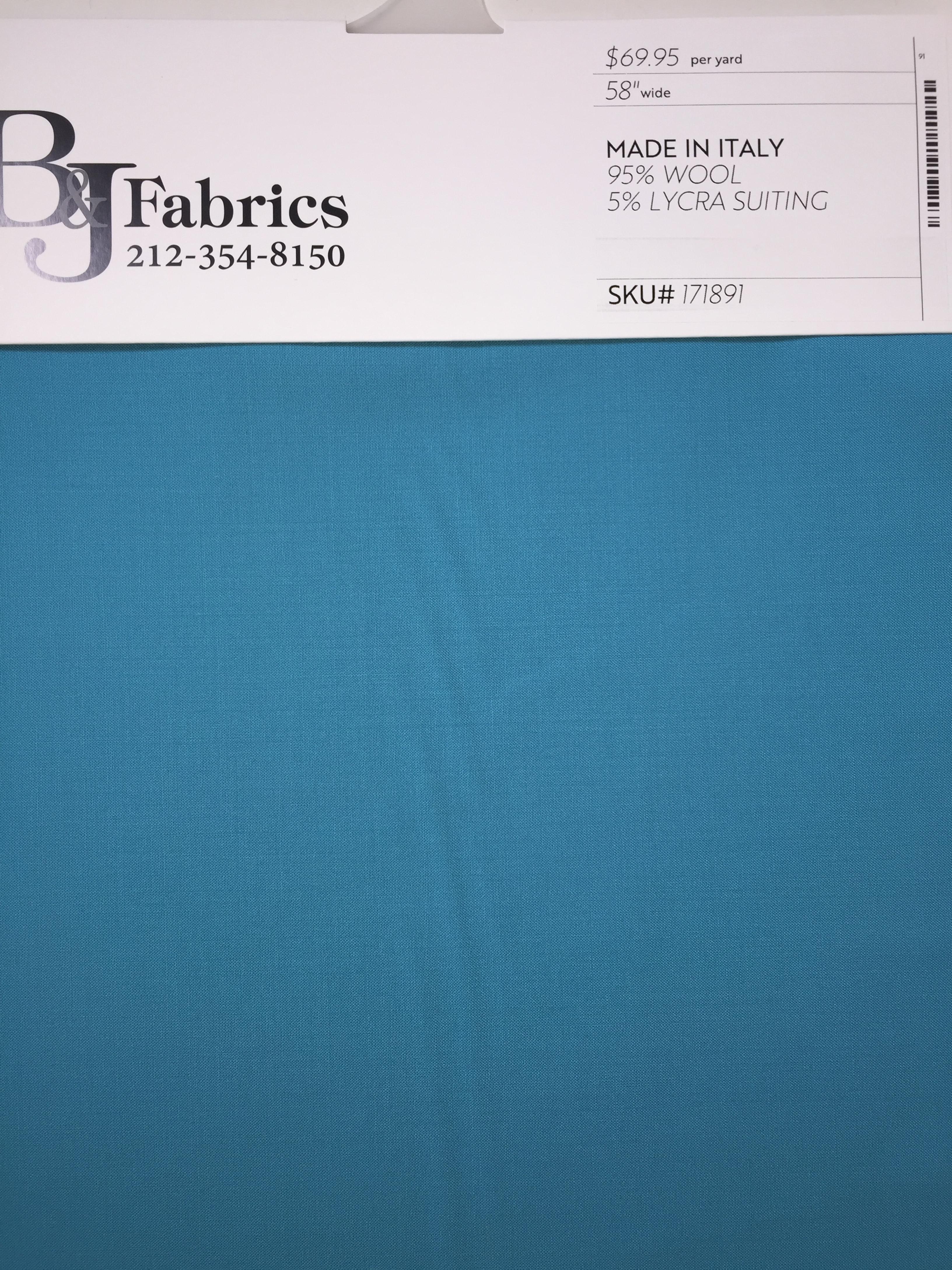 95% Wool 5% Lycra Suiting