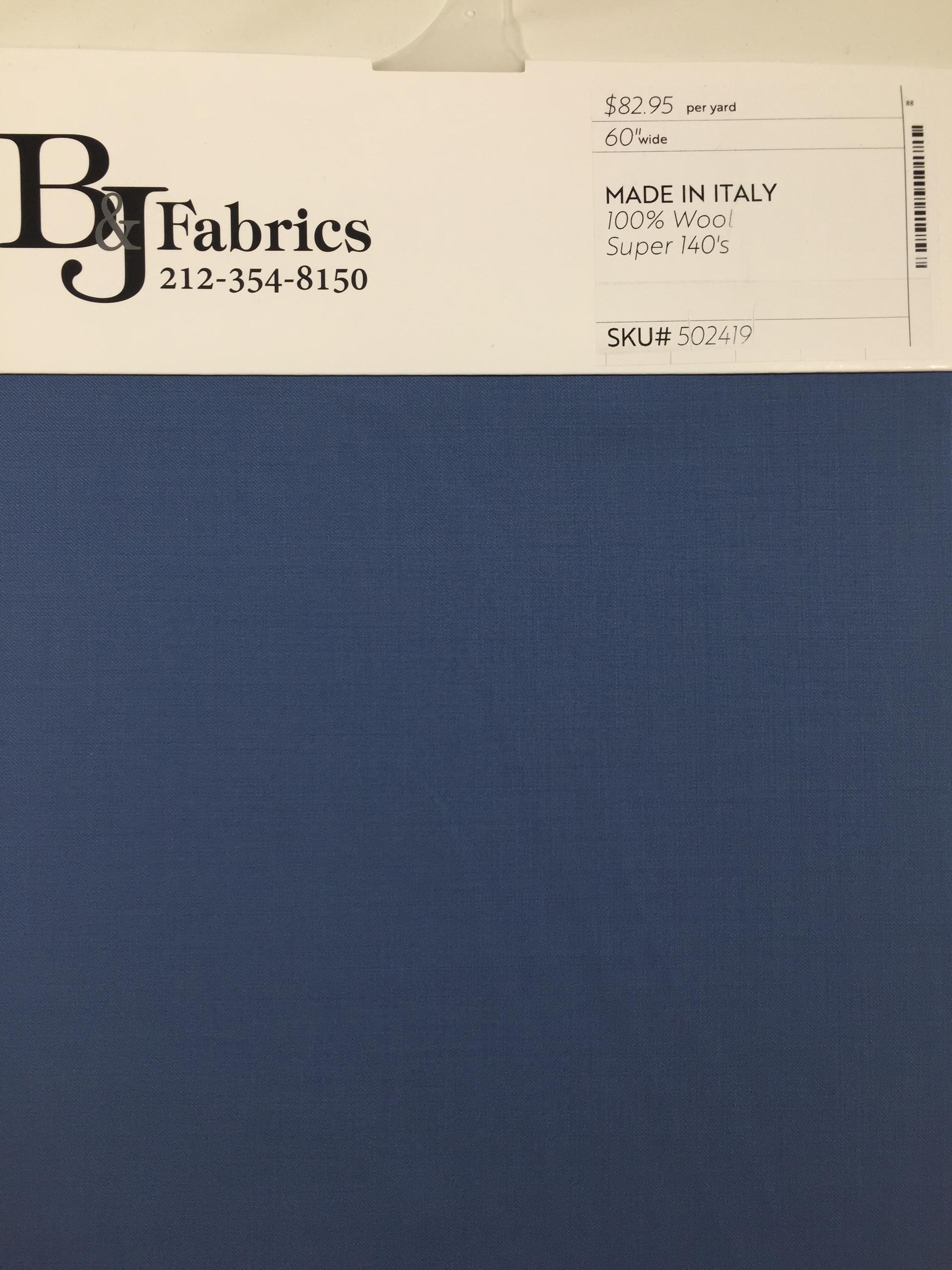 MADE IN ITALY 100% WOOL SUPER 140s