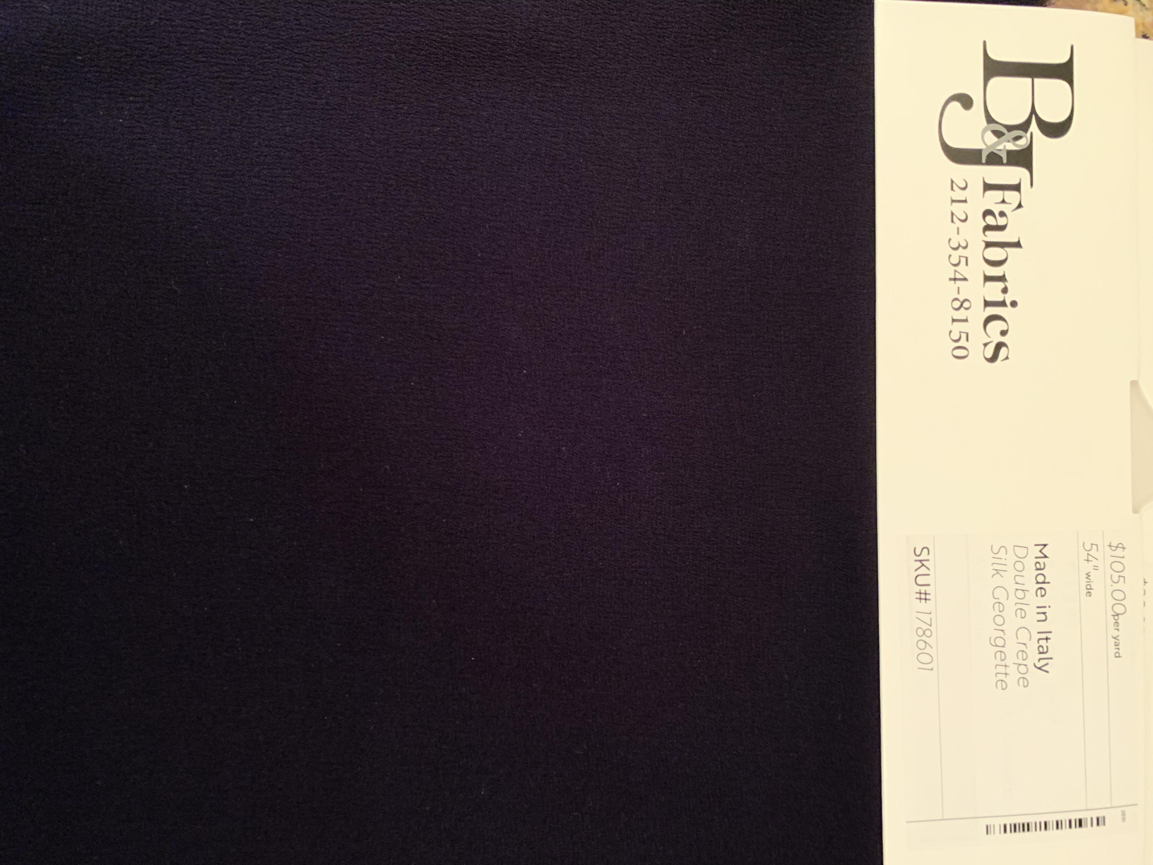 Made In Italy Double Crepe Silk Georgette