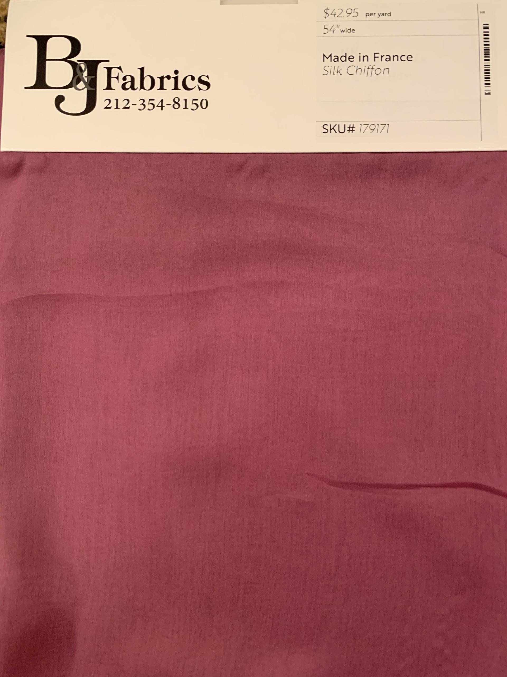 Made in France Silk Chiffon