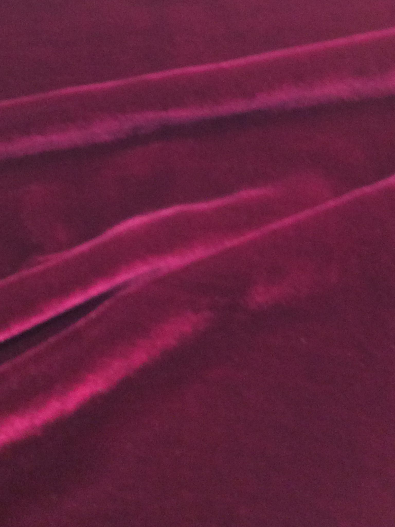 Silk Rayon Velvet in Red Plum
