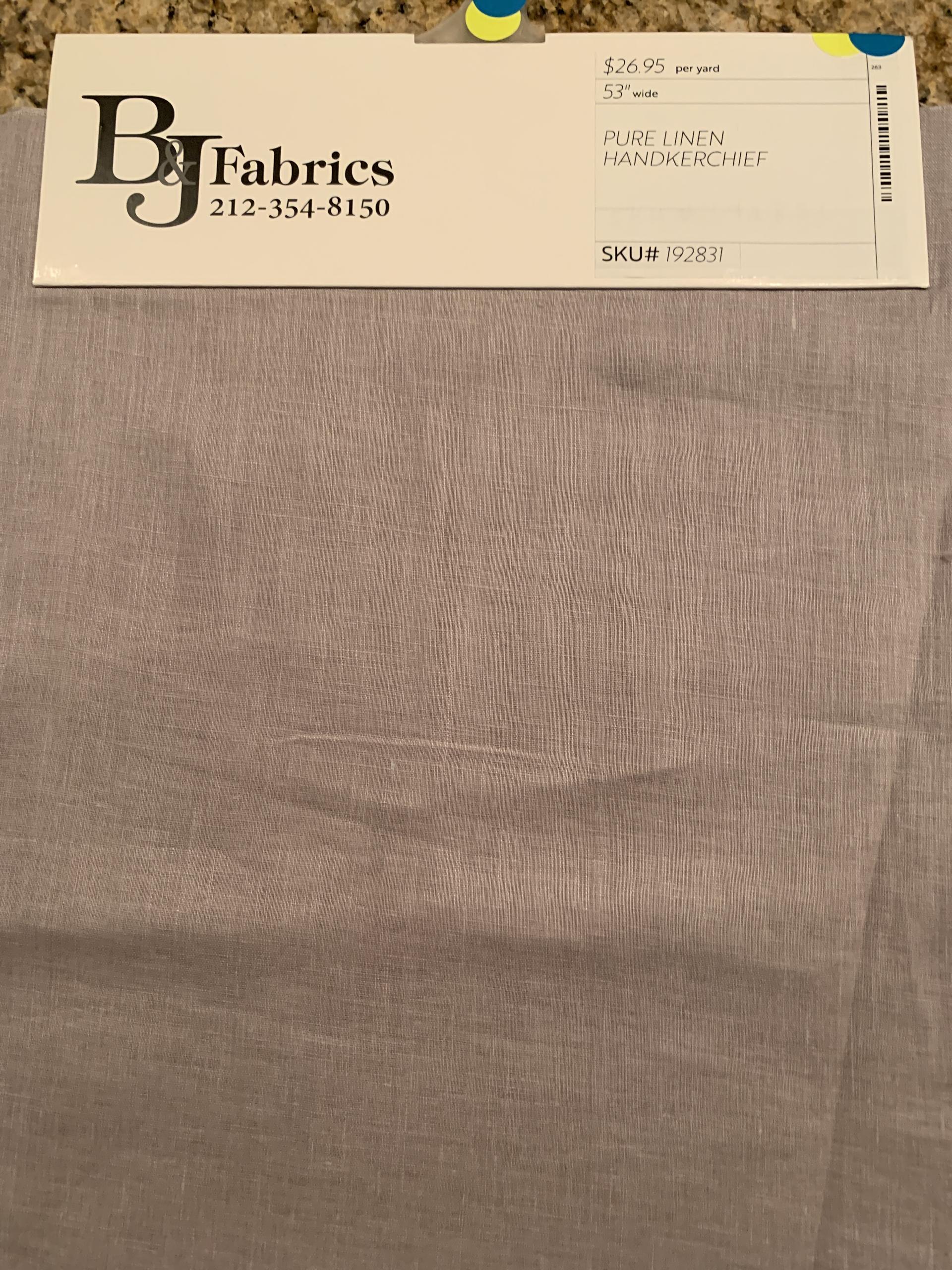 Handkerchief Linen in Opal Grey