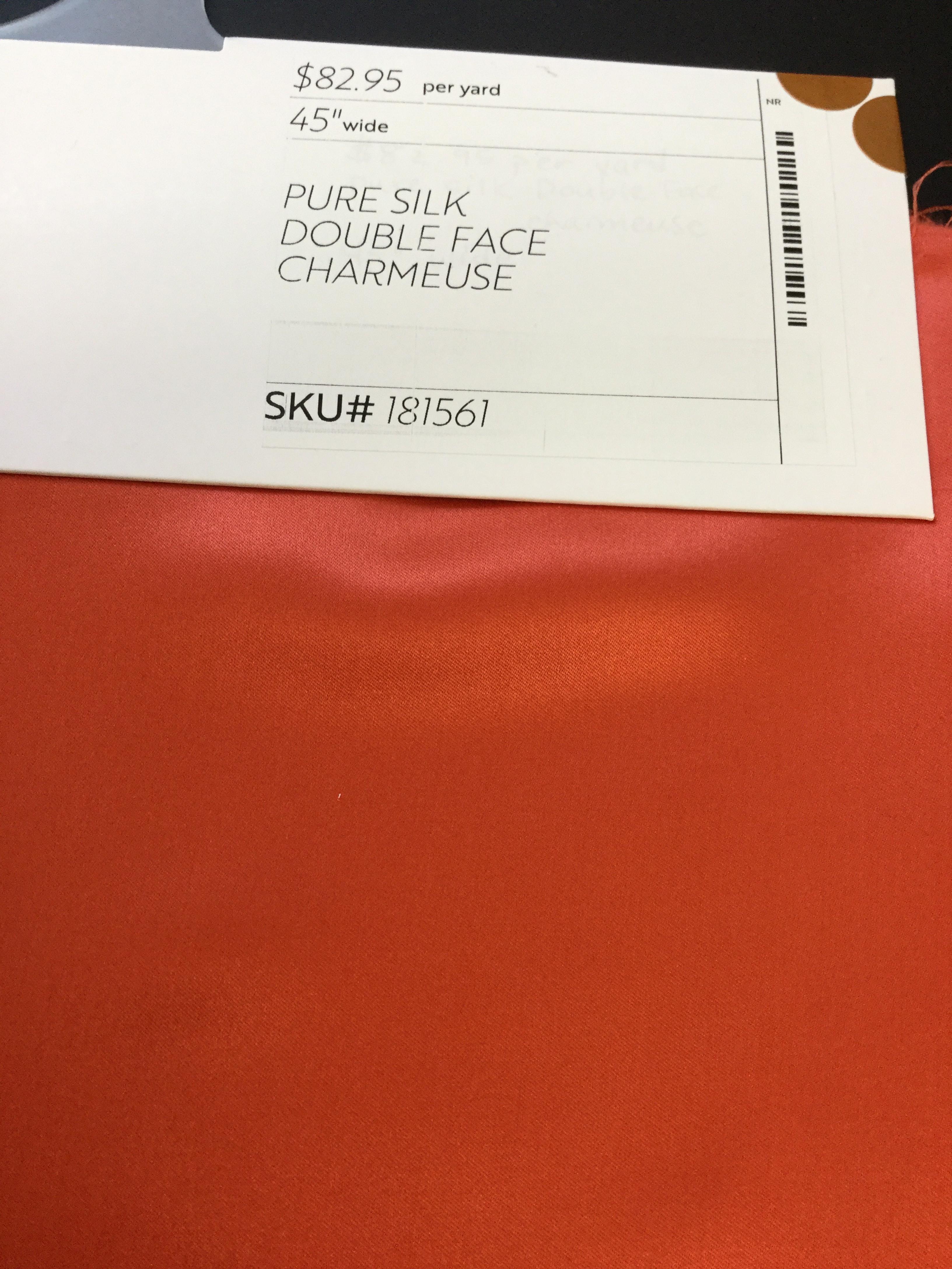 Pure Silk Double Face Charmeuse