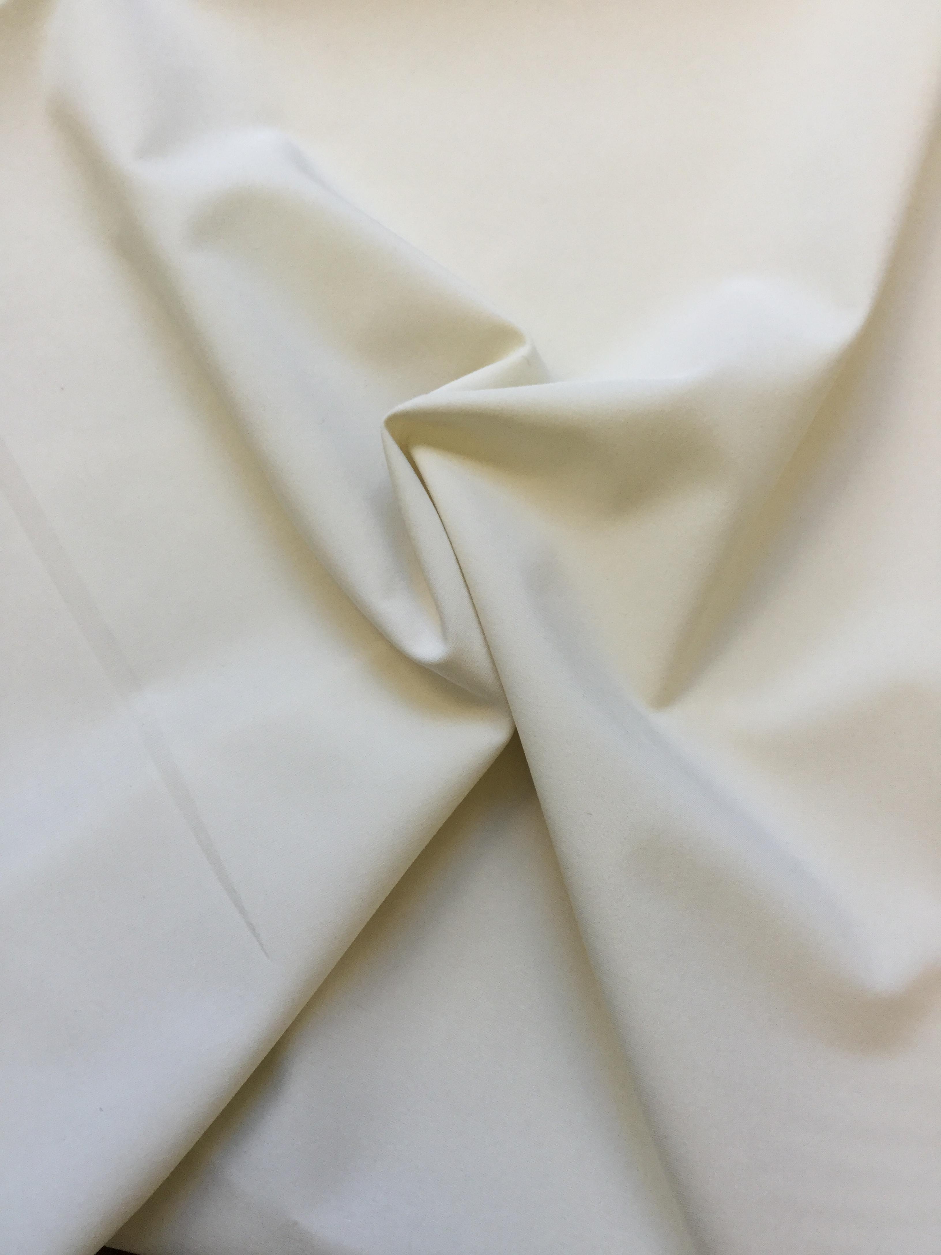 Moisture Wicking Poly Lycra Lining in Winter White
