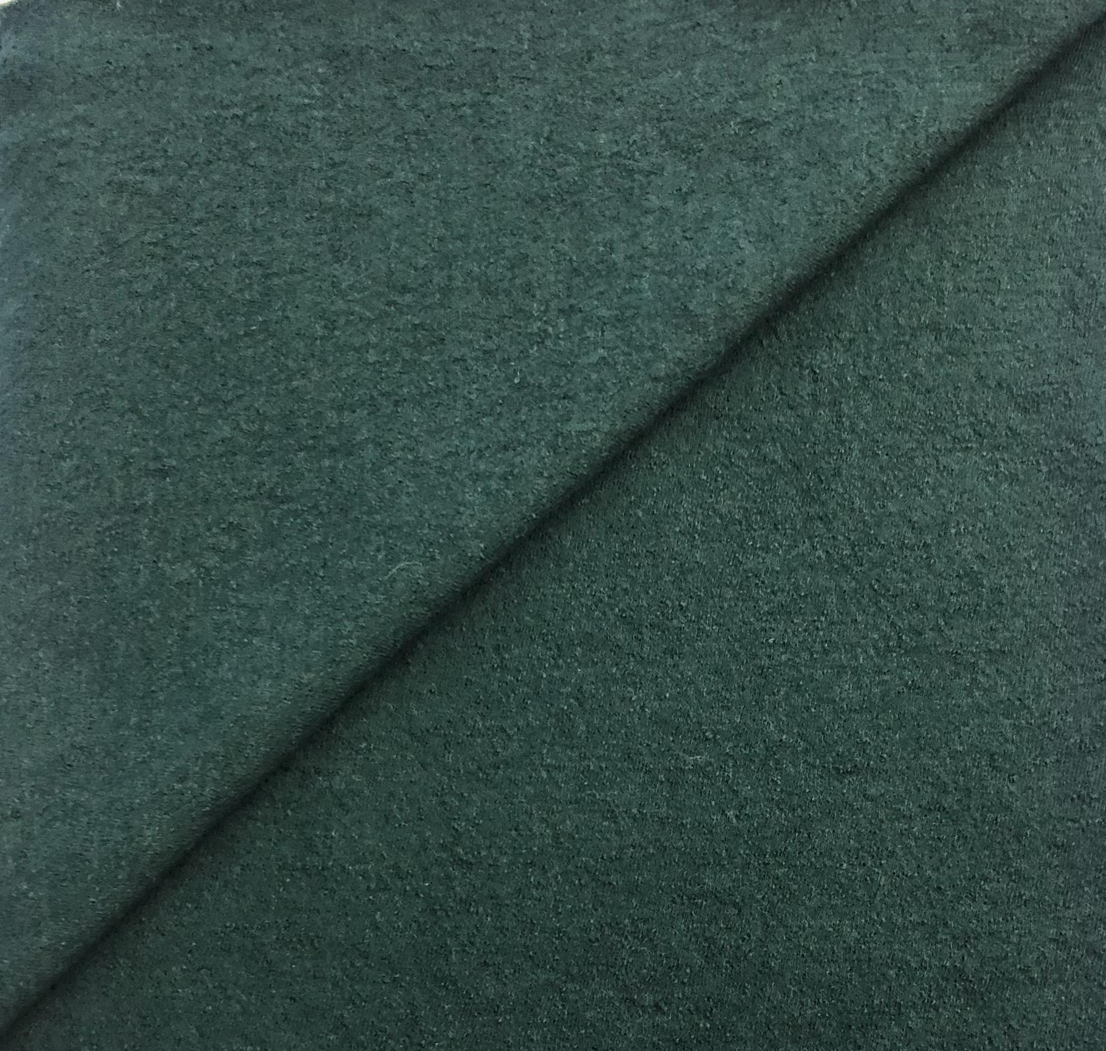 Boiled Wool Blend Knit in Pine