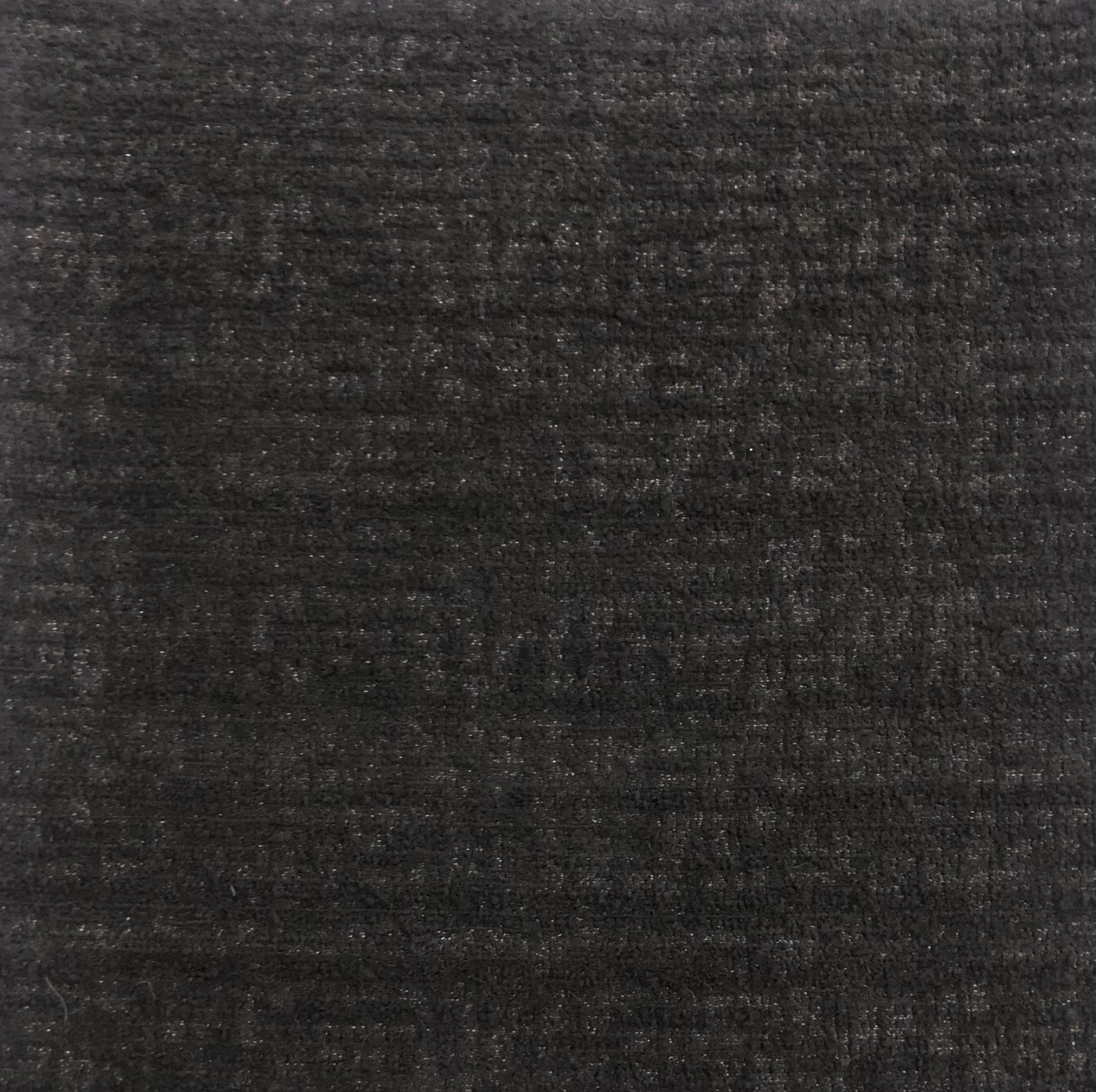 Italian Wool Cotton Lurex Tweed in Black