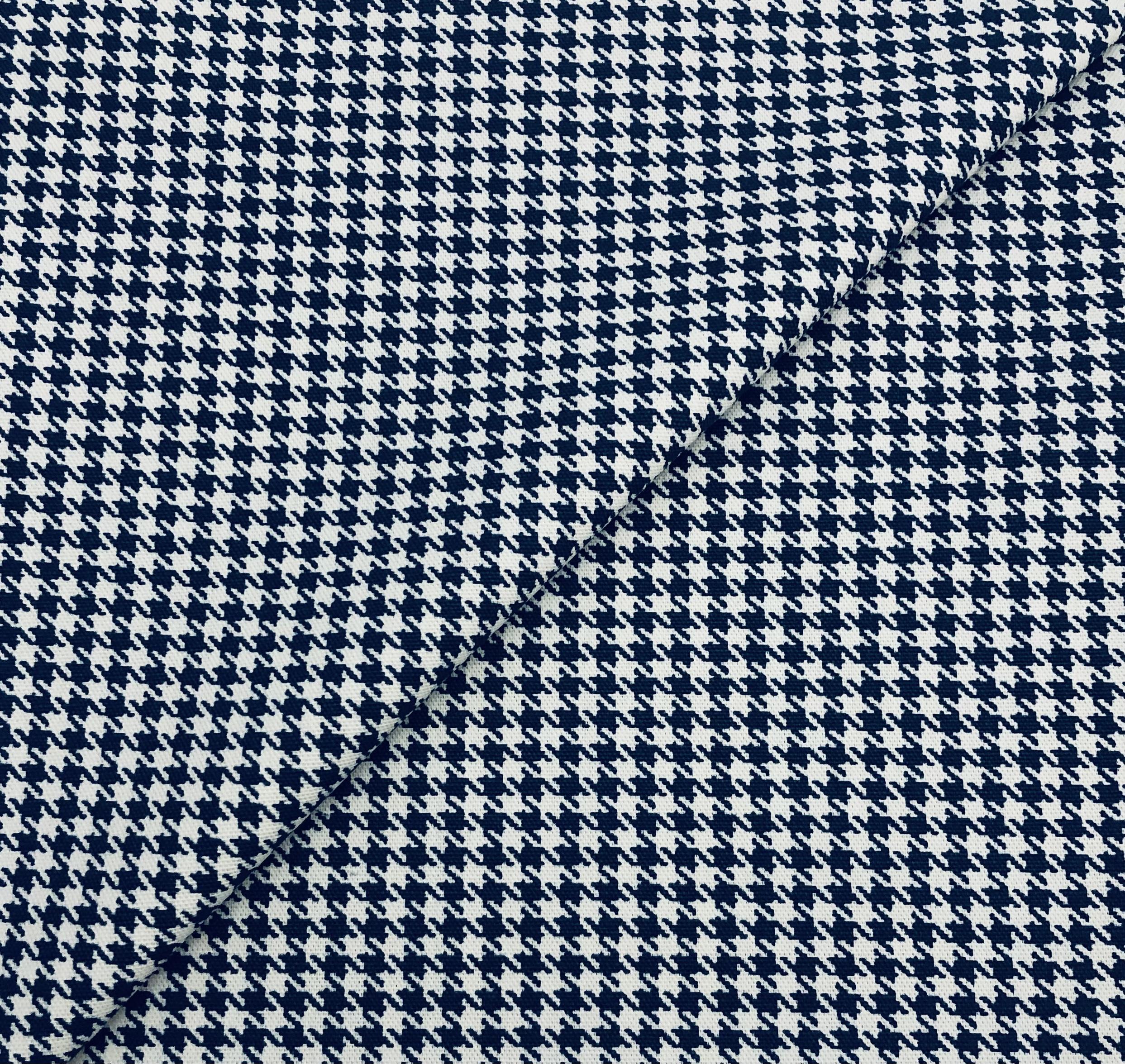 COTTON CANVAS HOUNDSTOOTH