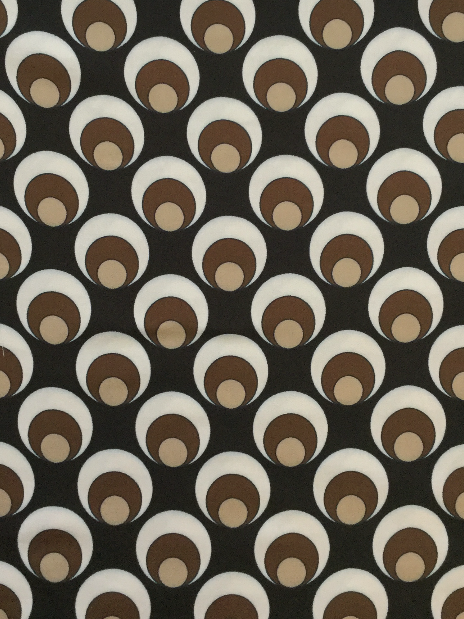 Italian Viscose Sateen Challis in Browns