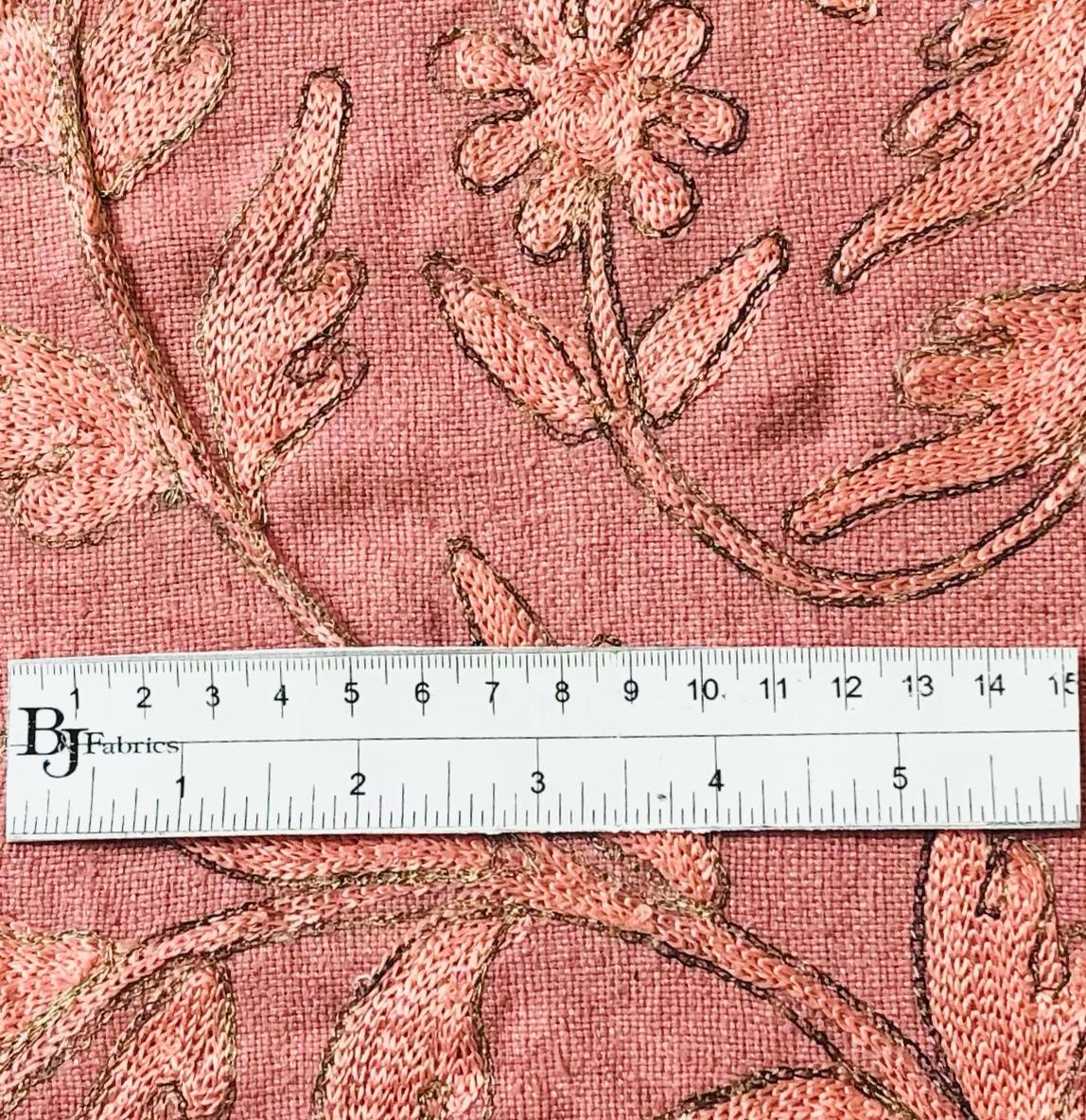 Made in India Embroidered Silk Matka in Pink
