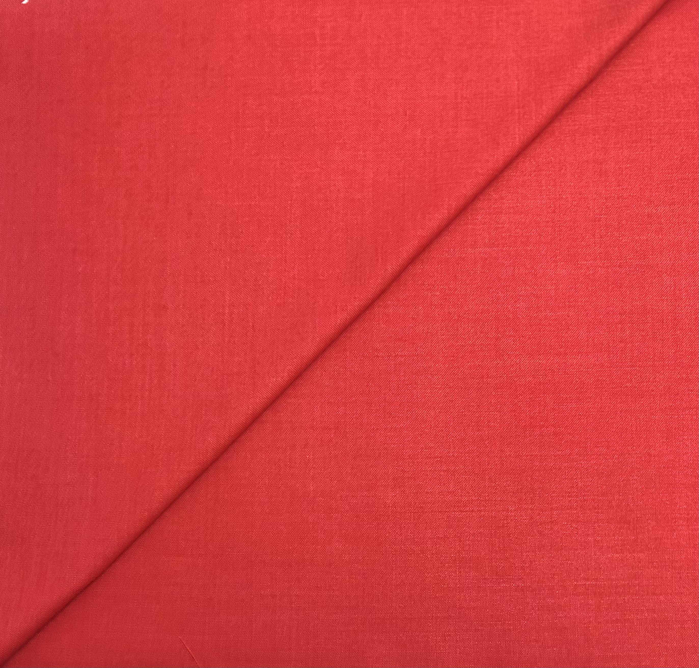 Italian Stretch Silk Wool in Candy Apple