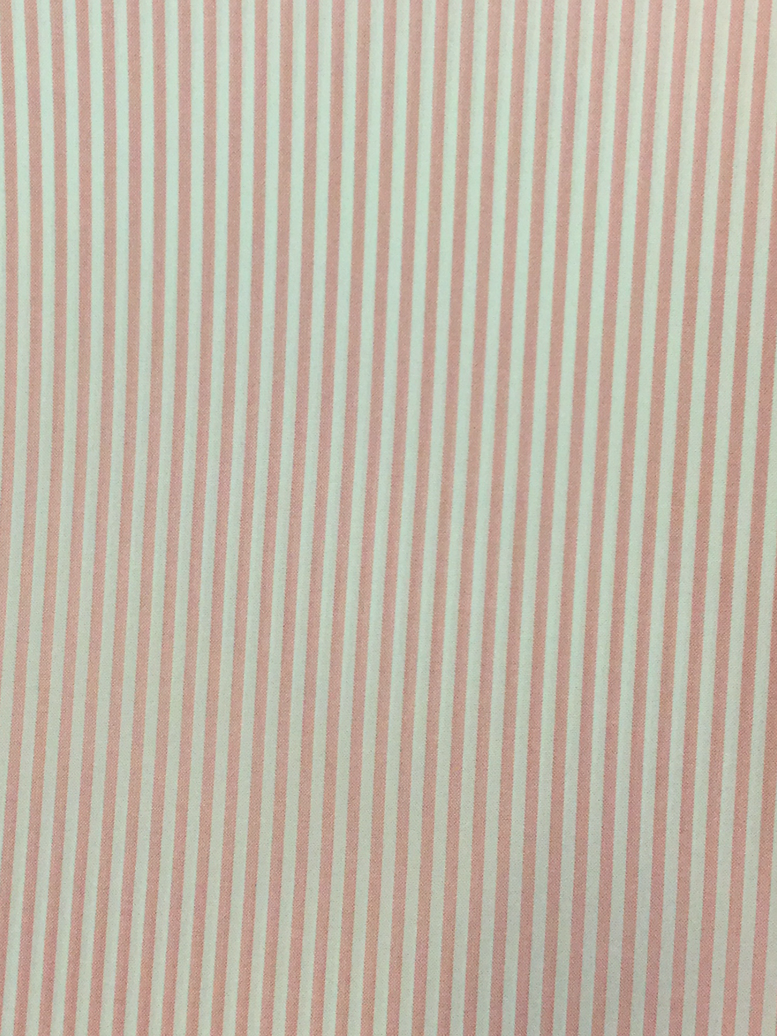 Stripe Polyester Habutai Lining in Candy Pink and White