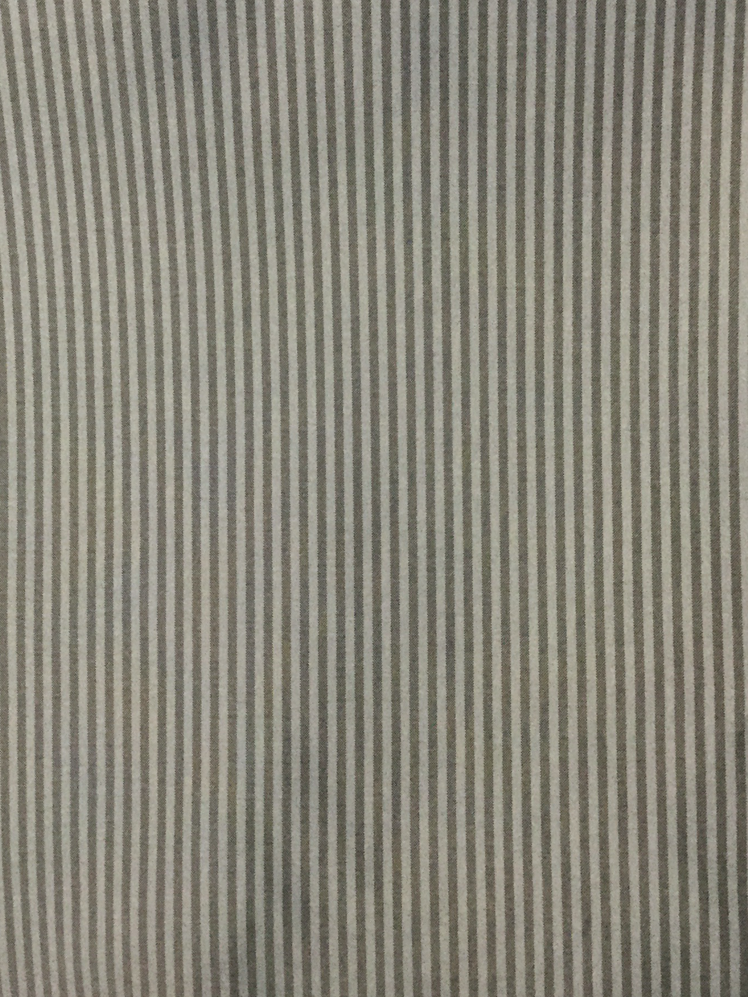 Stripe Polyester Habutai Lining in Grey and Light Blue