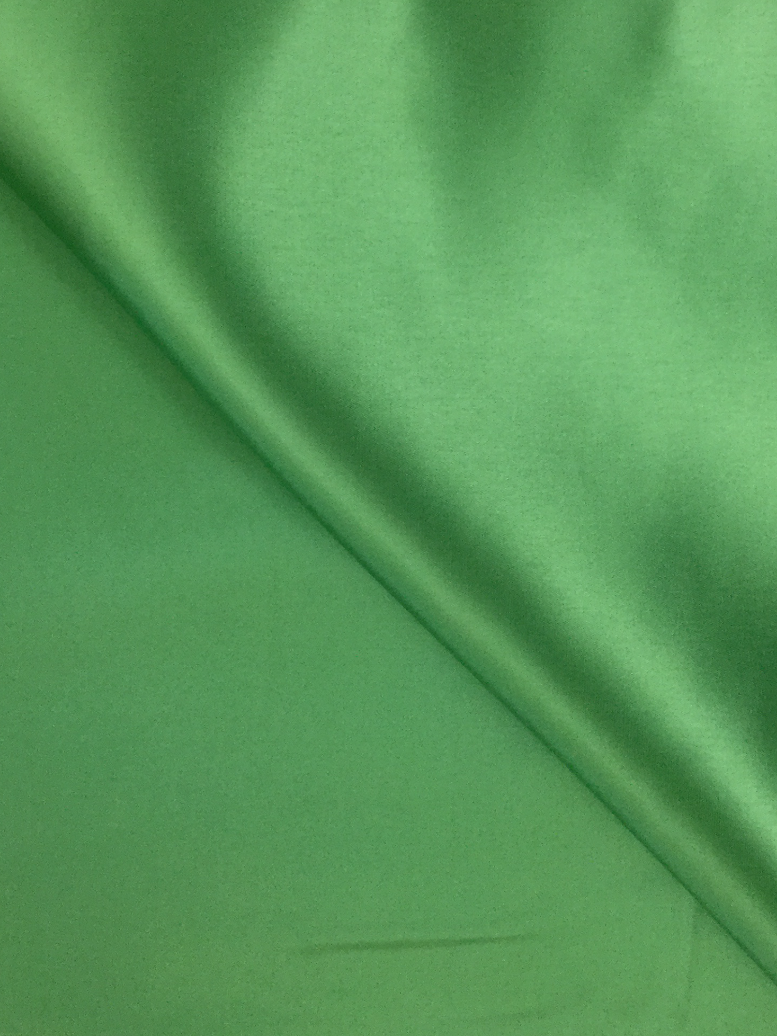 Acetate Bridal Satin in Kelly