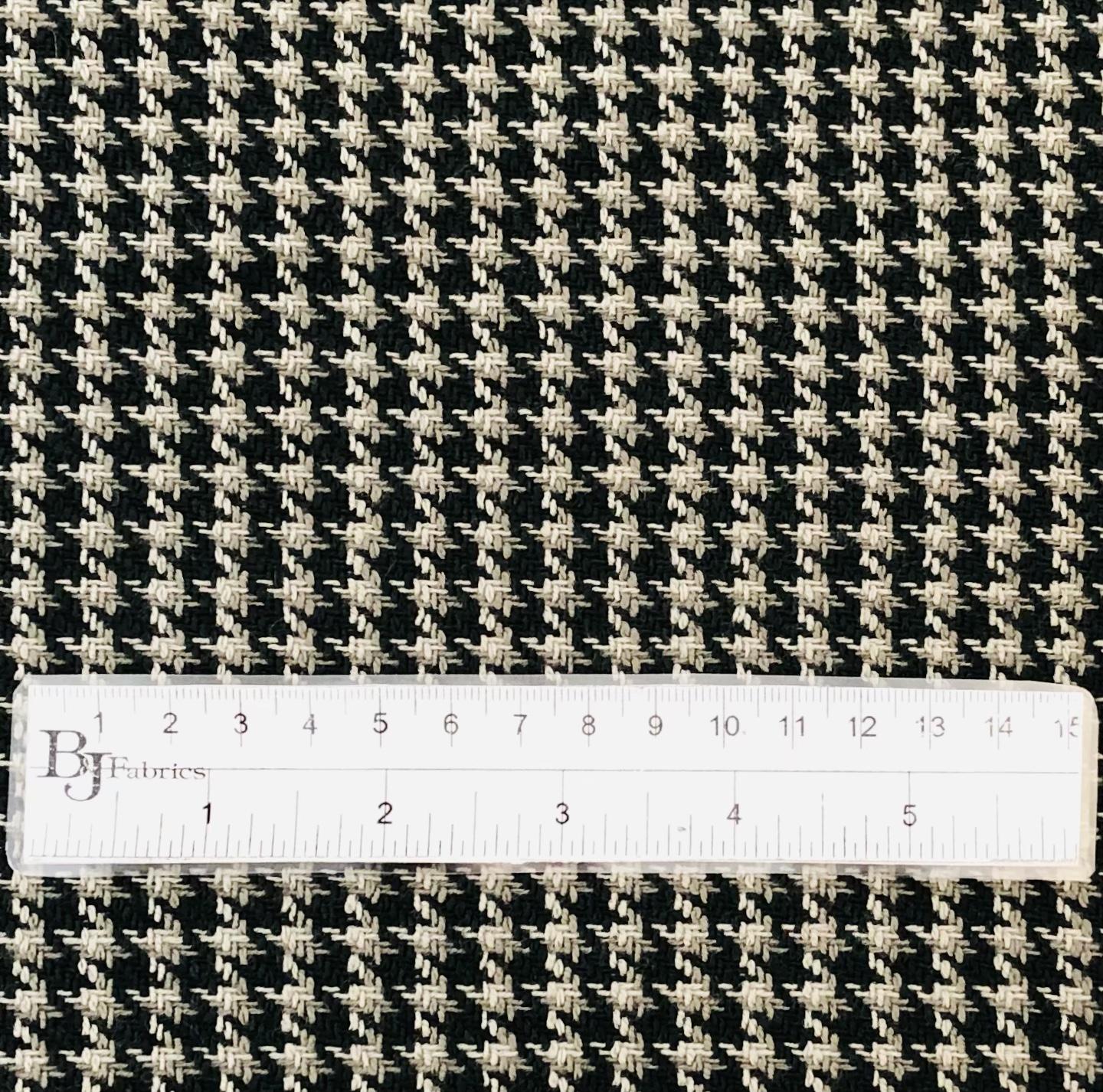 Made in Italy Double Faced Wool Houndstooth