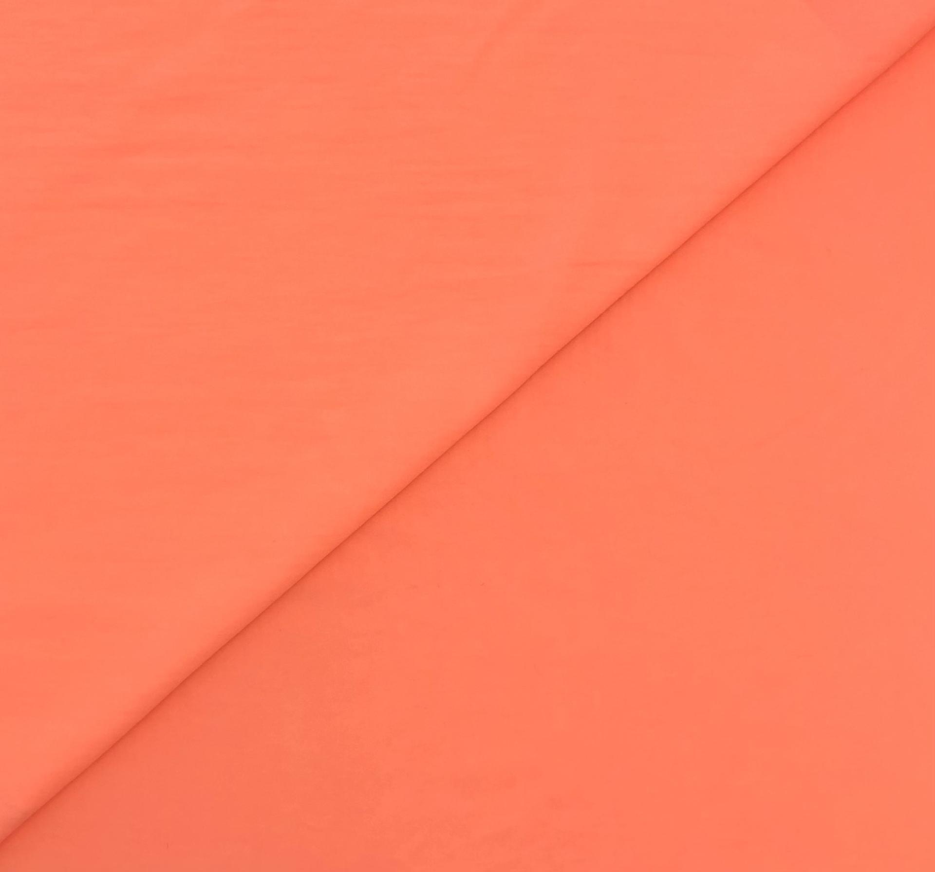 Downproof Water Resistant Taslan Nylon in Hot Coral
