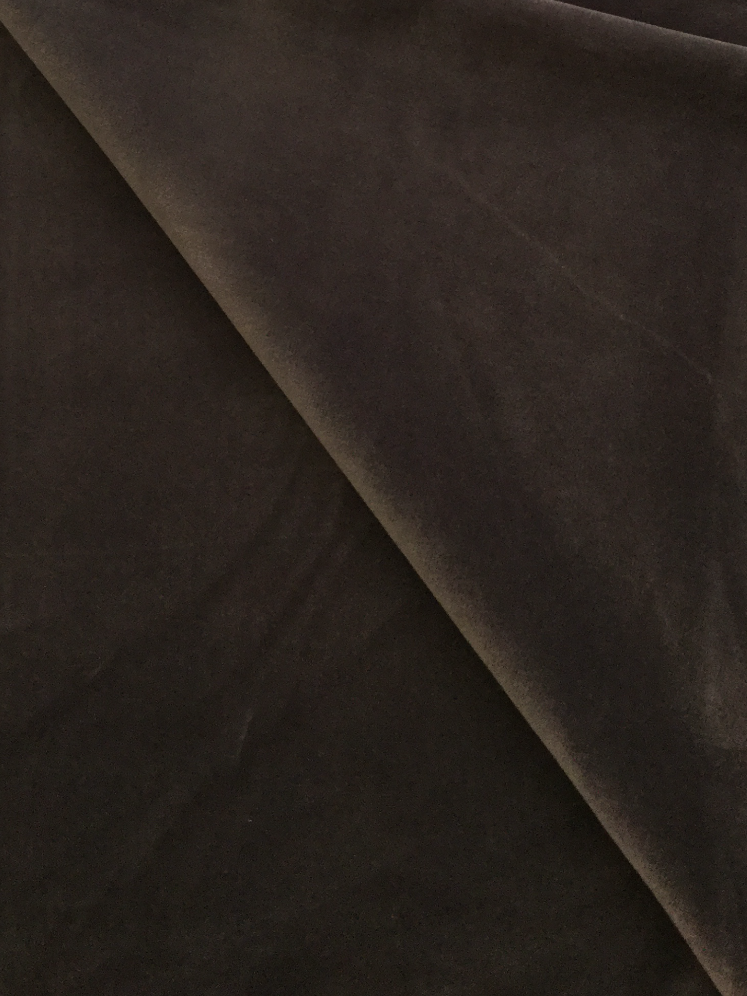 Polyester Upholstery Velvet in Espresso