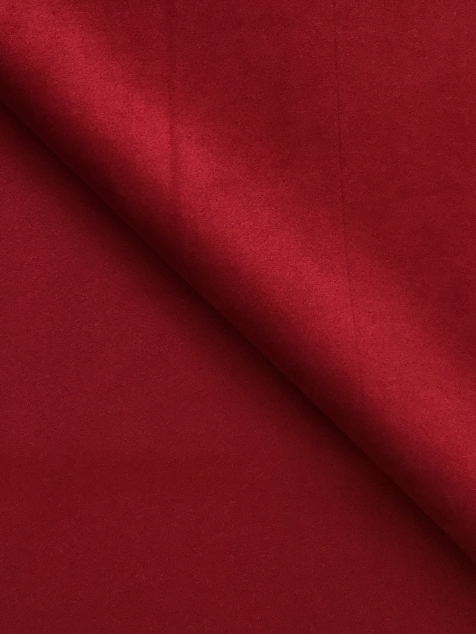 Polyester Upholstery Velvet in Rouge