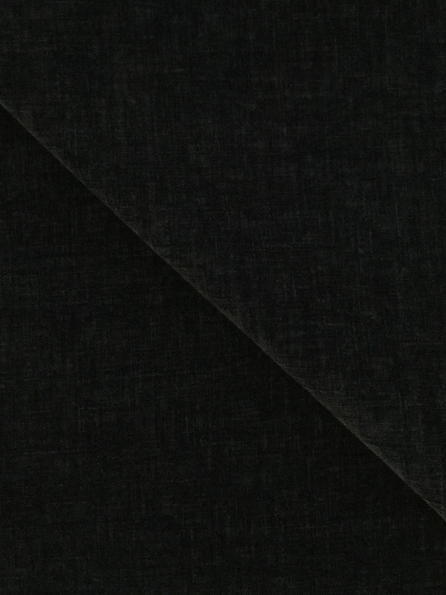 Polyester Upholstery Chenille in Onyx