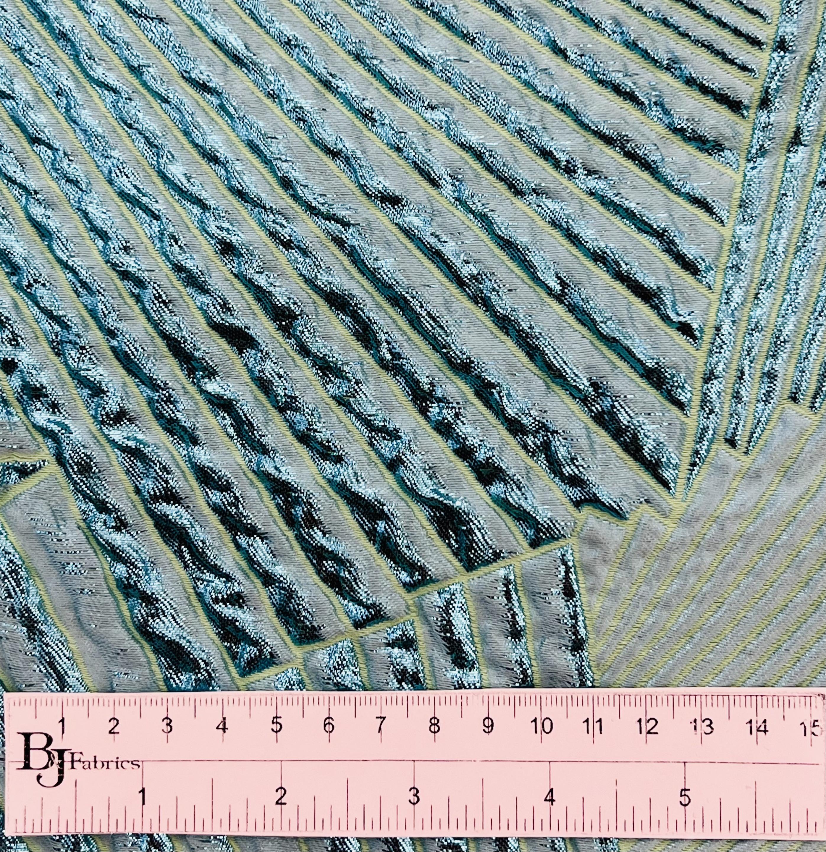 Silk Blend Metallic Matelasse