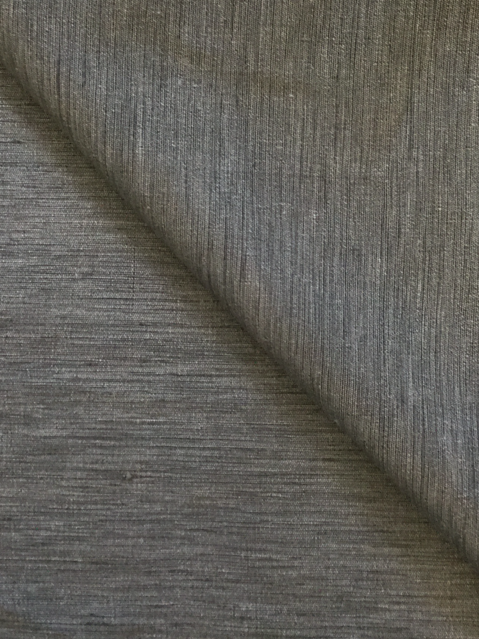 Pure Polyester Tussah in Slate