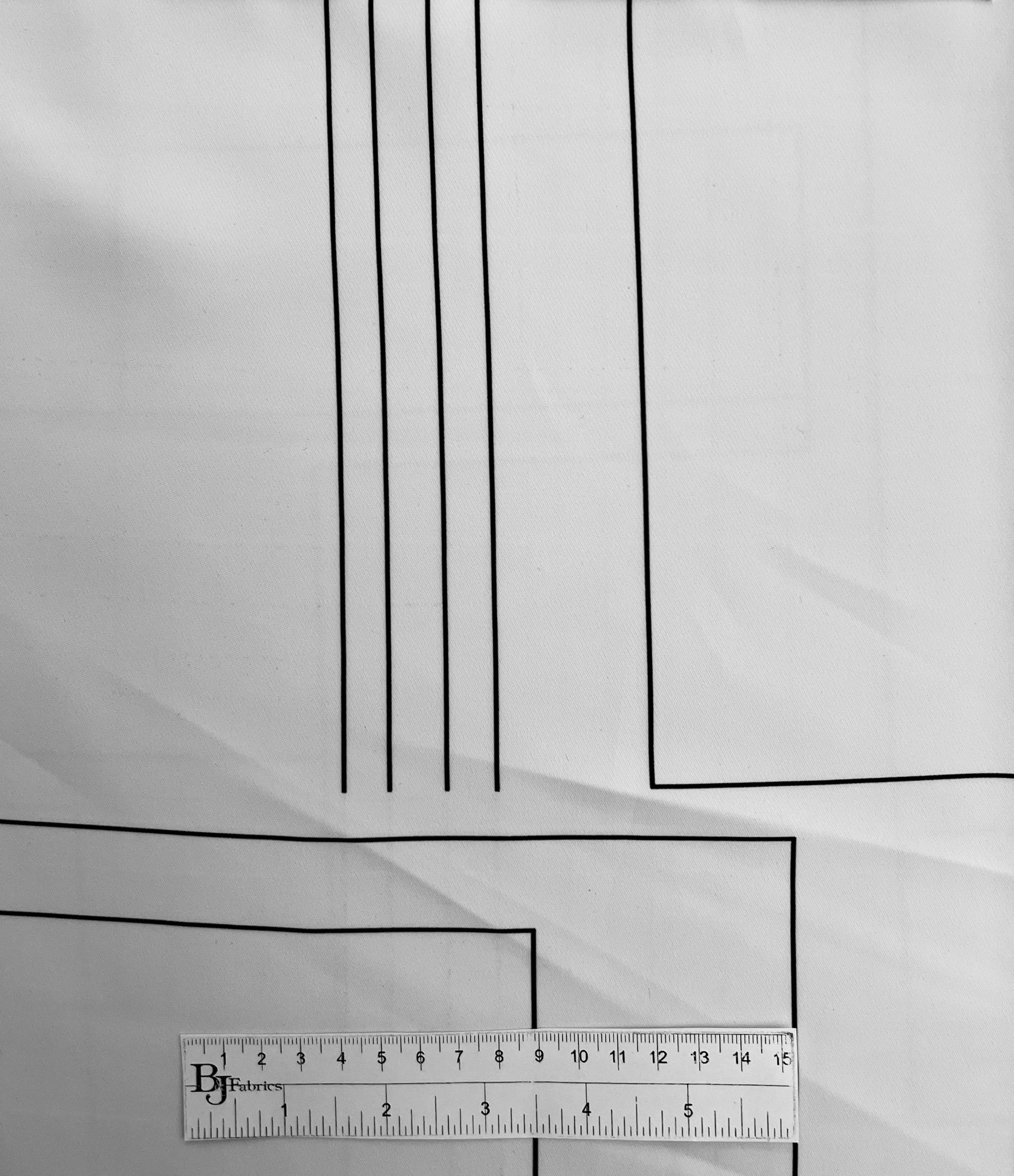 Geometric Print On Polyester Crepe