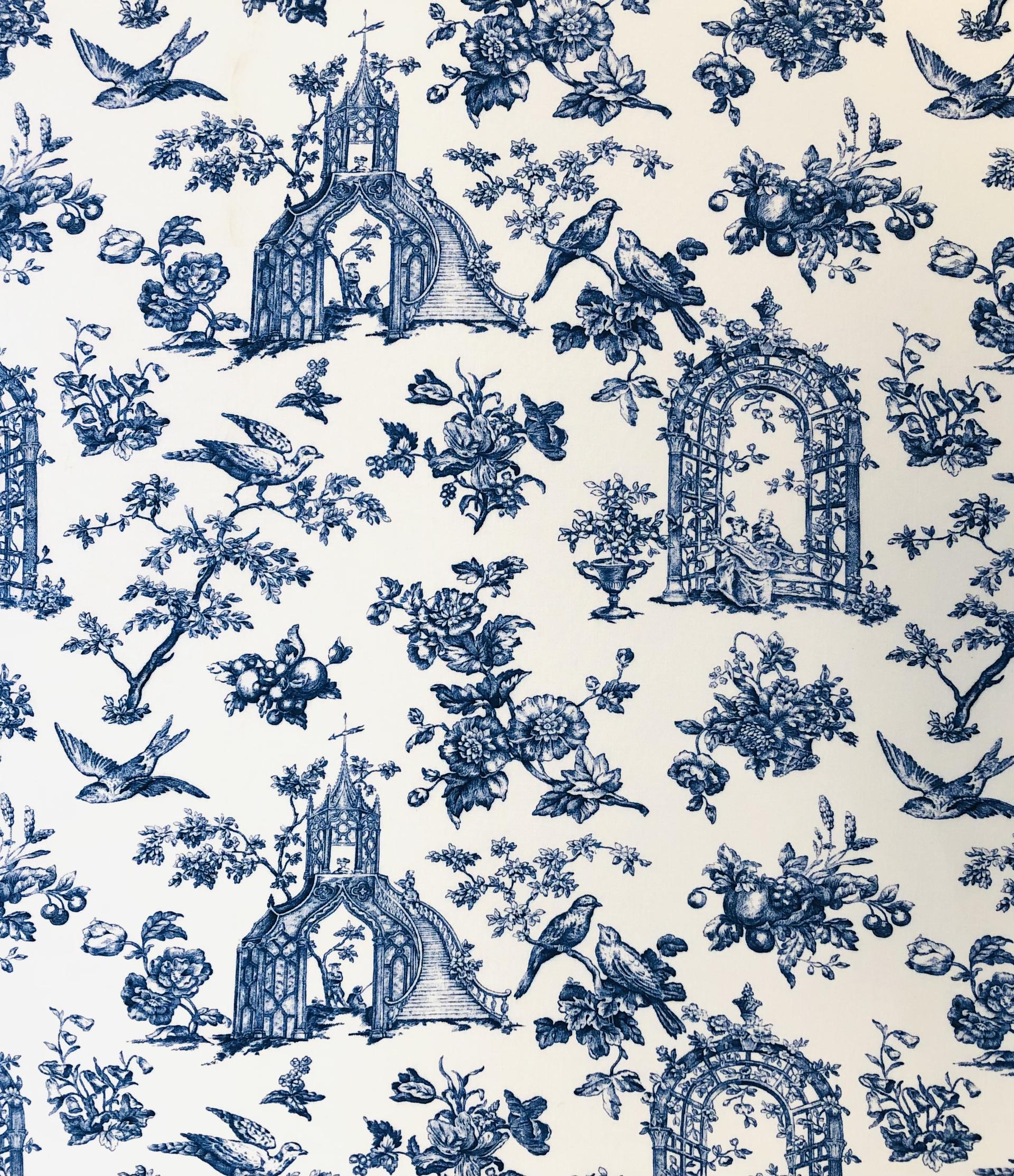 Rayon Challis Toile Print
