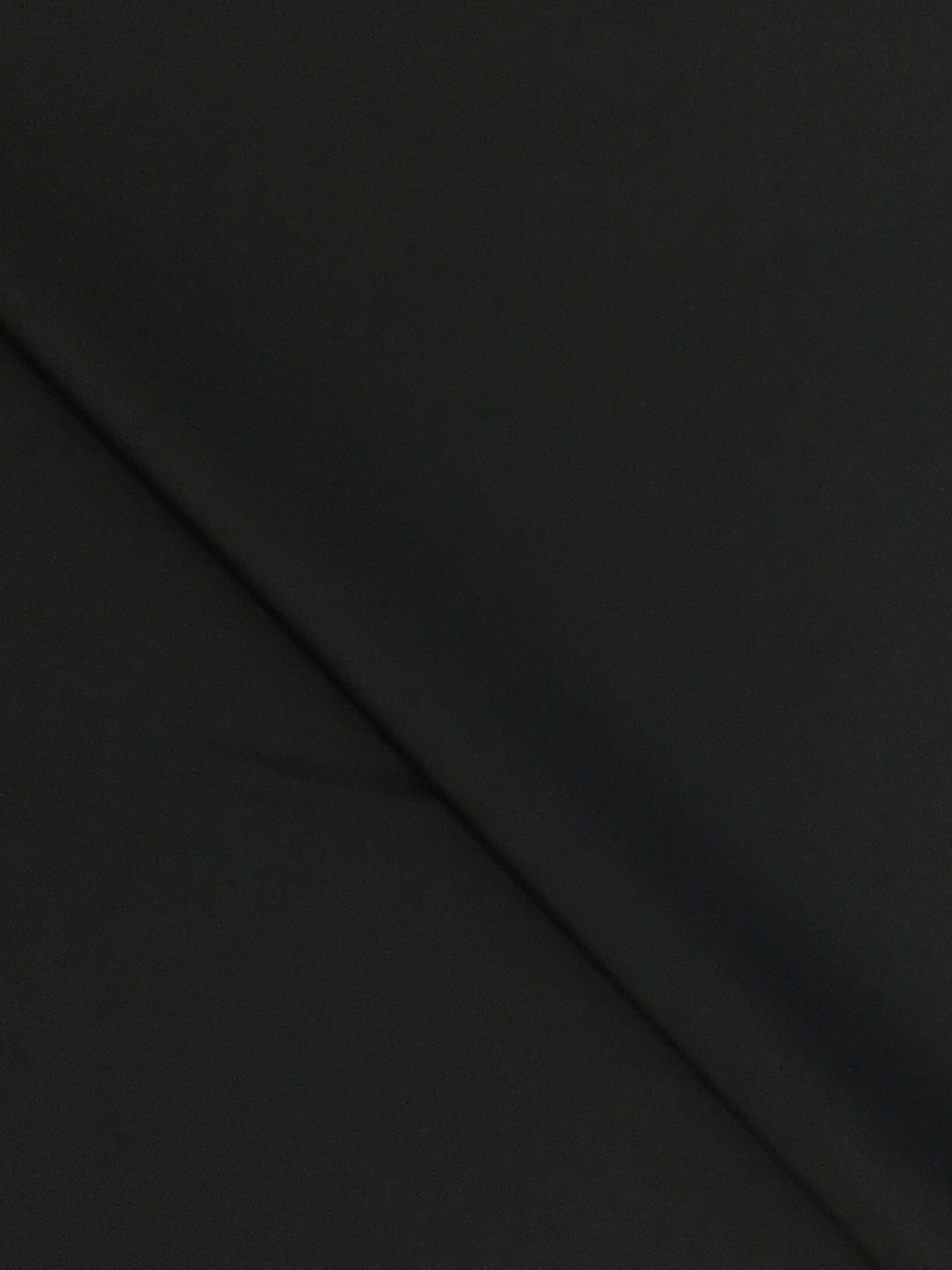 Stretch Polyester Satin in Black