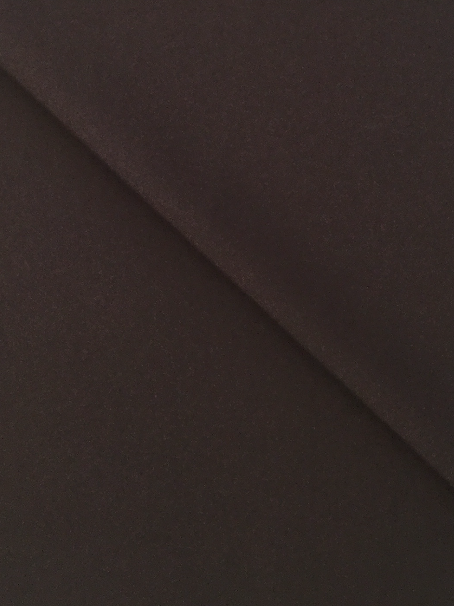 Polyester and Spandex Stretch Crepe in Dark Brown