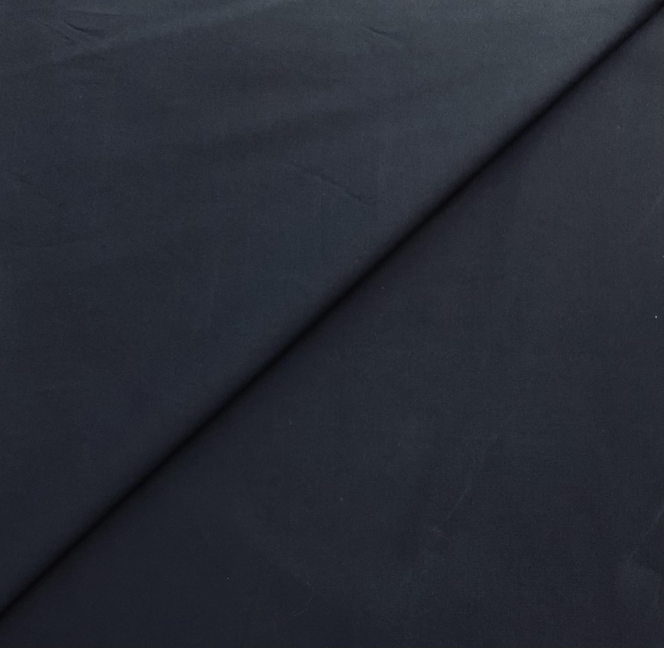 Stretch Cotton Broadcloth in Midnight
